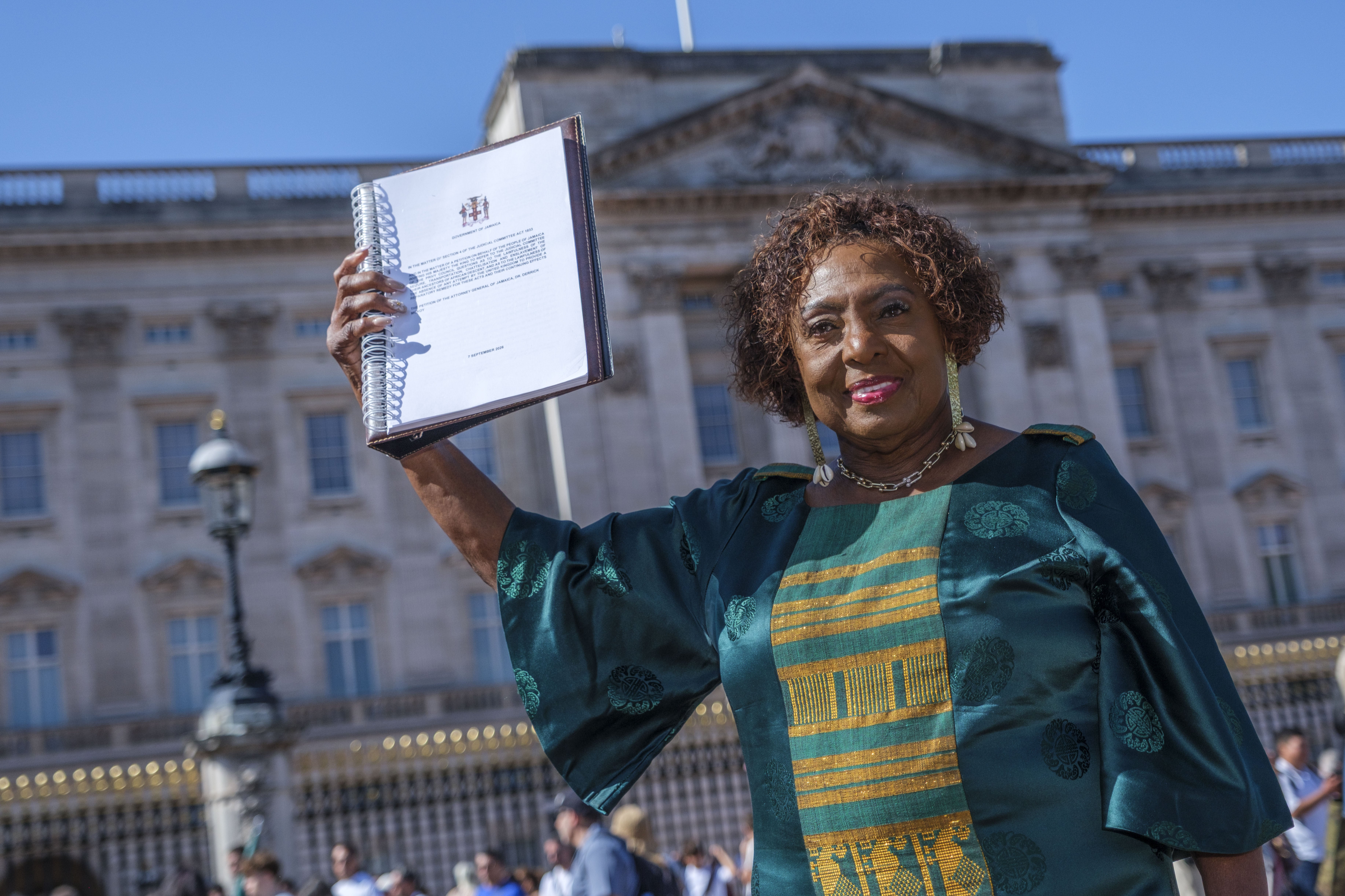 Olivia Grange has asked why her country should not seek slavery reparations when Britain was still paying off debt linked to slave-owner compensation just 11 years ago