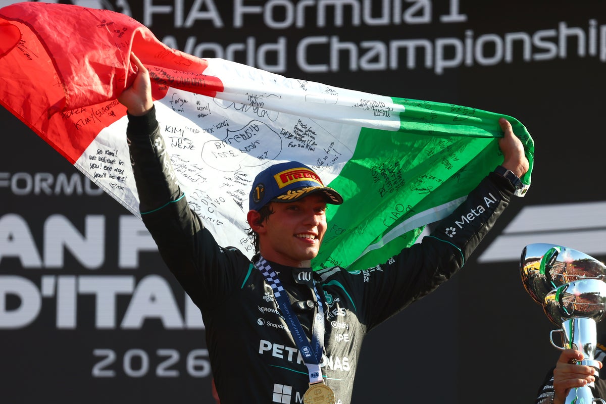 Kimi Antonelli wins amazing Italian GP from 19th on the grid in blow to Russell - latest: