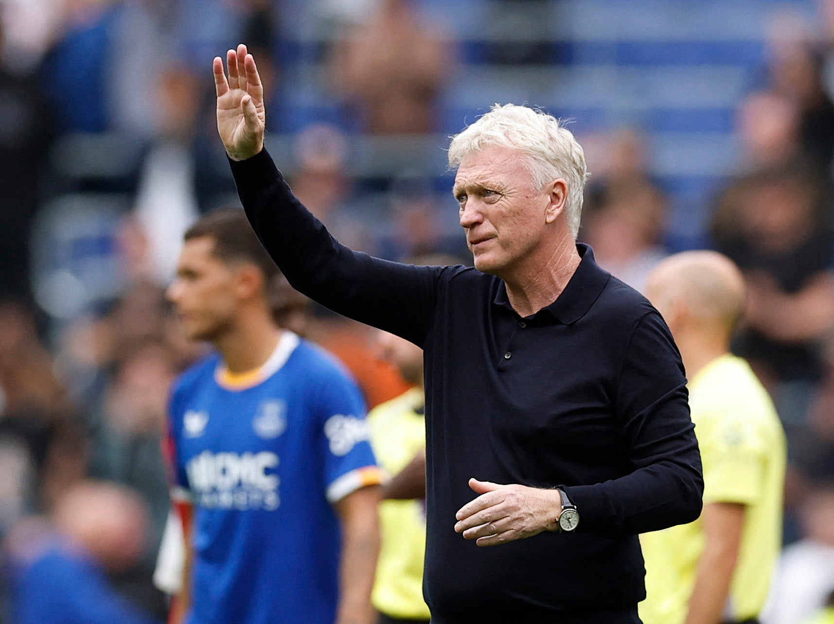 David Moyes could celebrate a hard-fought point