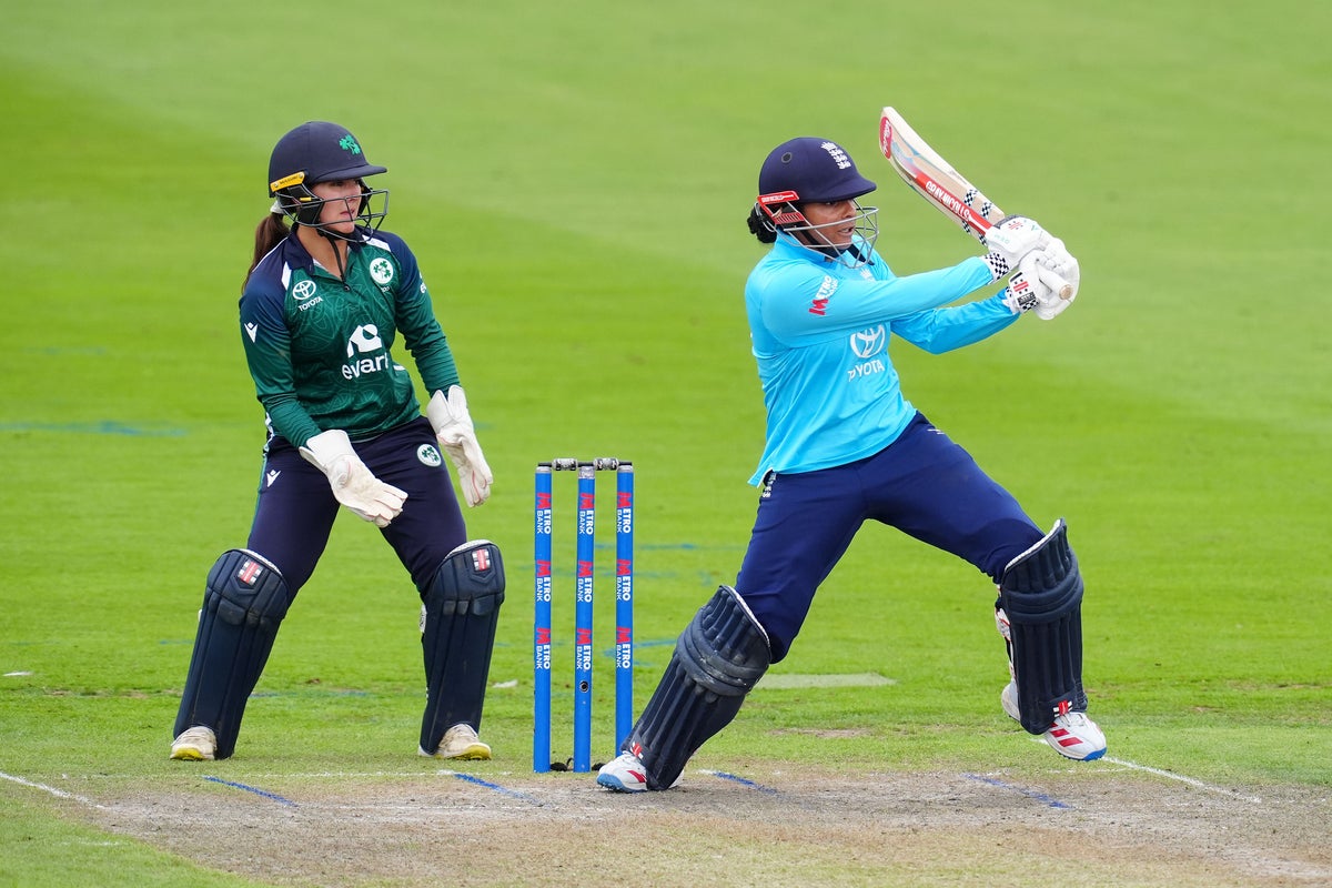 Sophia Dunkley stars as England complete ODI clean sweep against Ireland