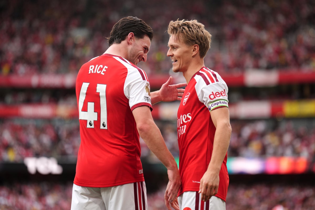Arsenal v Chelsea LIVE: Odegaard stars as Gunners triumph in chaotic Premier League derby