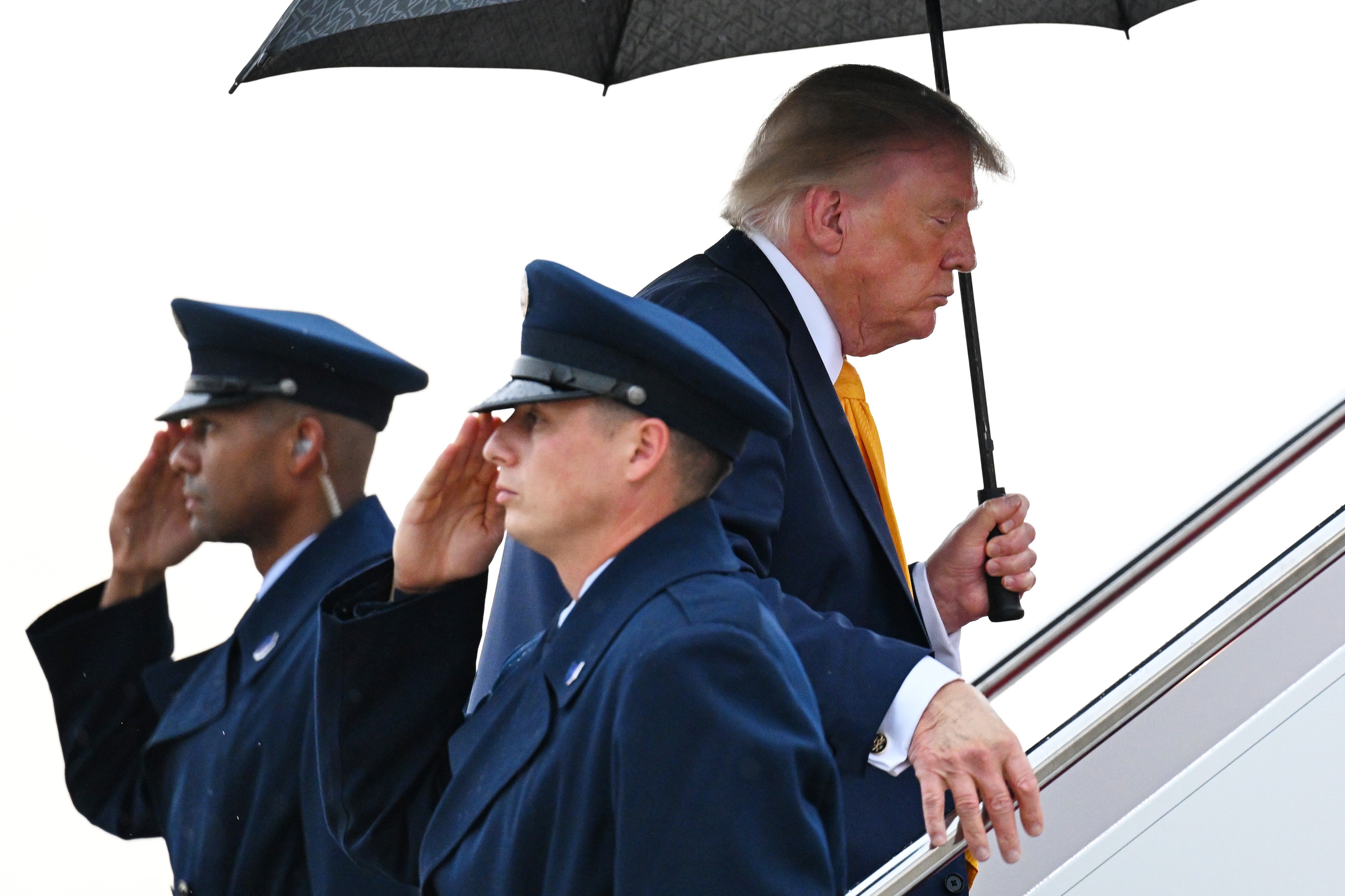 At a speech in the White House Rose Garden Wednesday, Trump said, 'For years, I had to suffer with people saying, ‘He wears a wig.’ I don’t wear a wig'