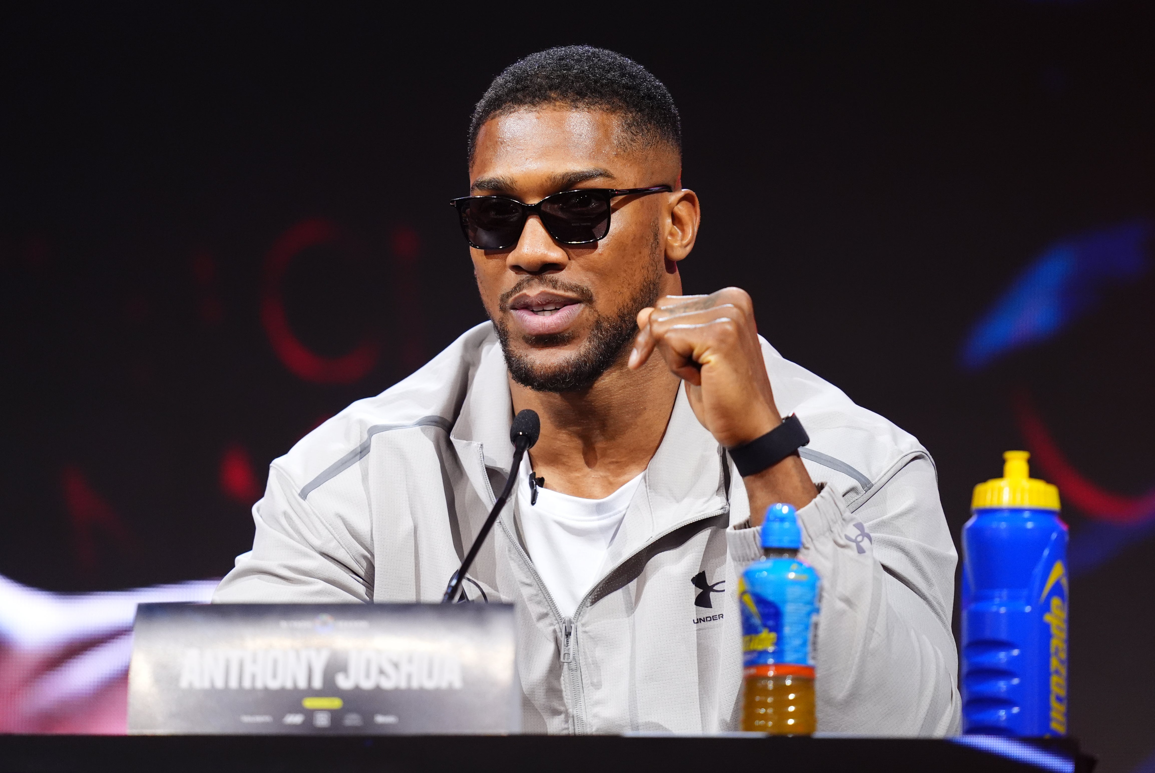 Anthony Joshua wanted the fight to take place at Wembley (John Walton/PA)