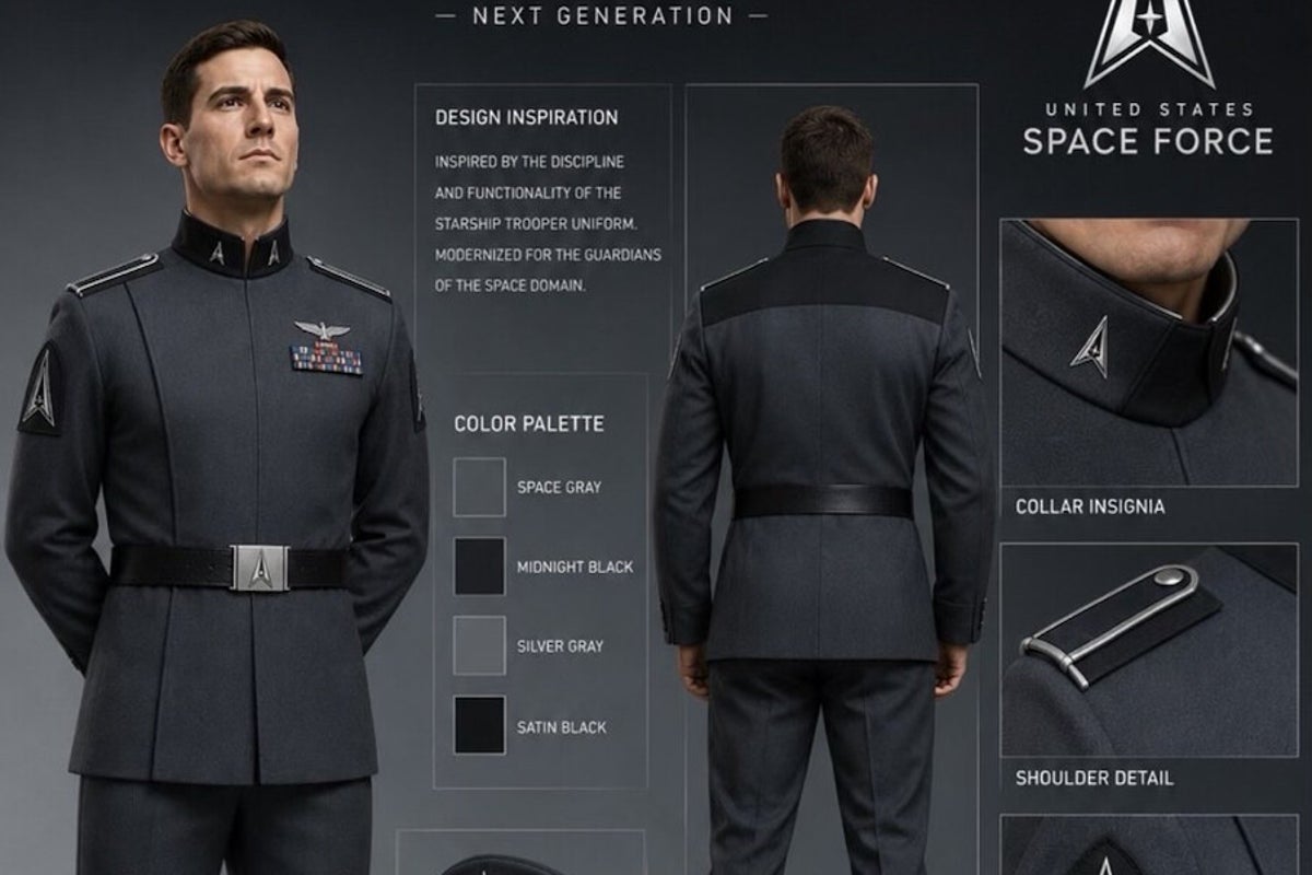 Donald Trump's Proposed Space Force Uniform Designs Draw Online Criticism
