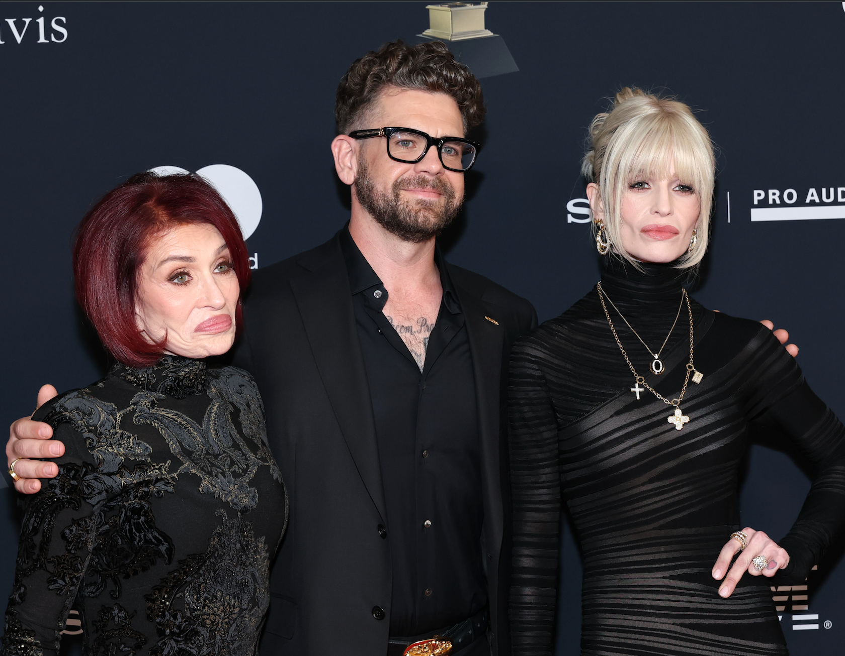 Sharon, Jack and Kelly Osbourne attended an Ozzy tribute at the Grammys