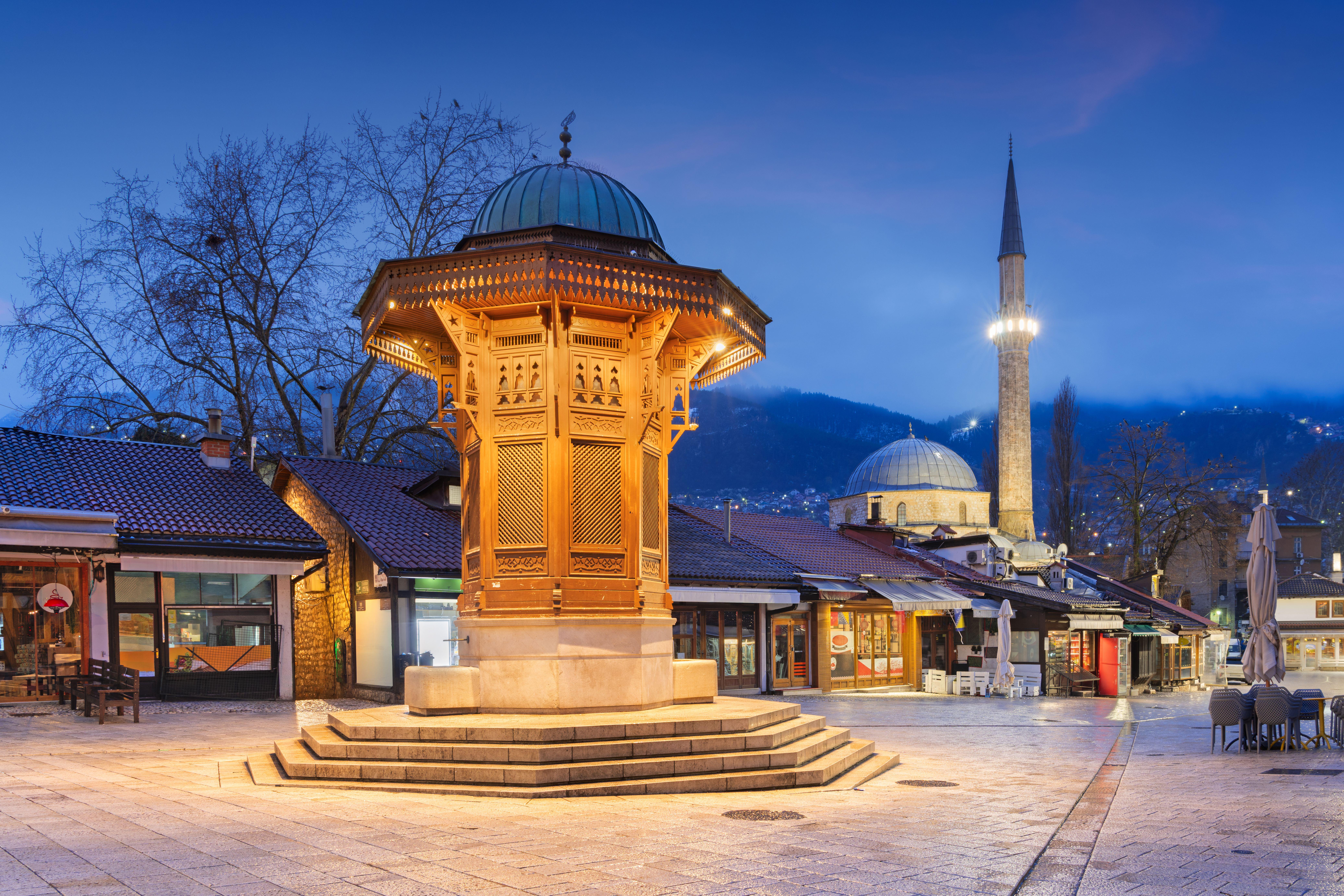 A walking tour can be a great way to explore Sarajevo