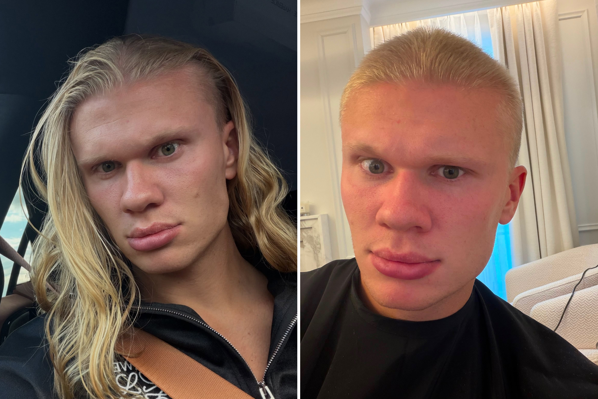 ‘Short hair don’t care’: Erling Haaland swapped his locks for a buzzcut ahead of the 26/27 football season