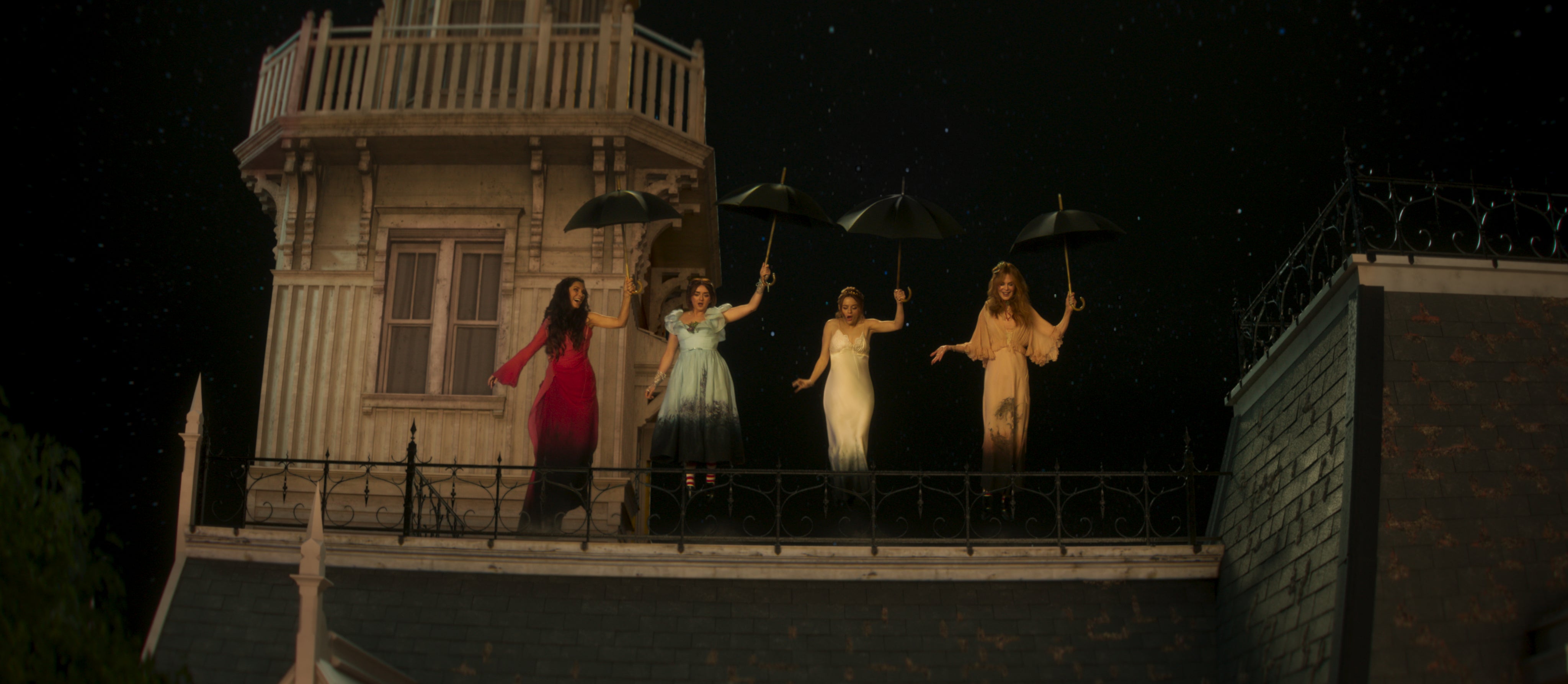 Bullock, Maisie Williams, Joey King and Kidman in ‘Practical Magic 2’