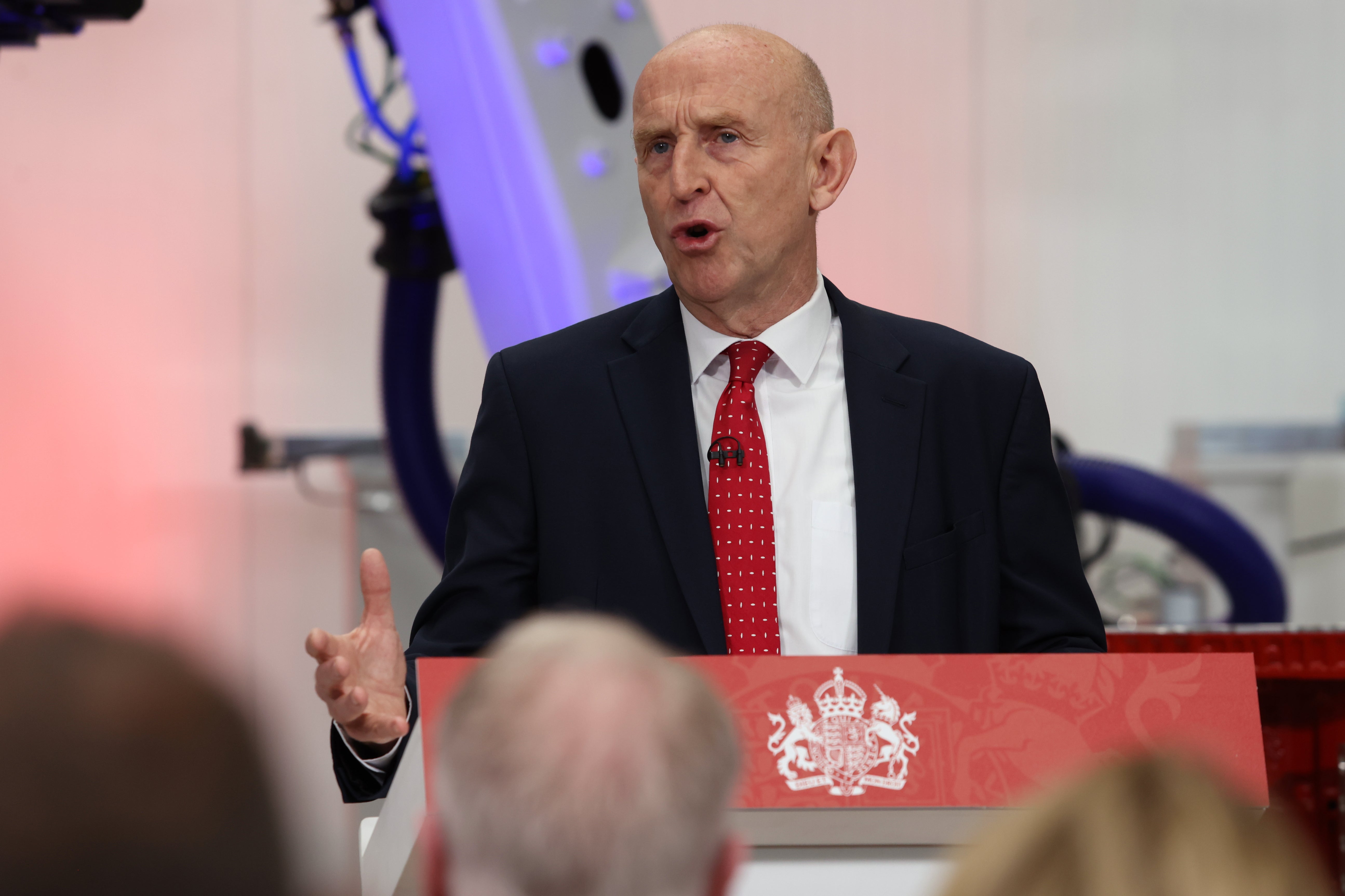 Mr Healey sought to present an optimistic assessment of the UK’s economic future
