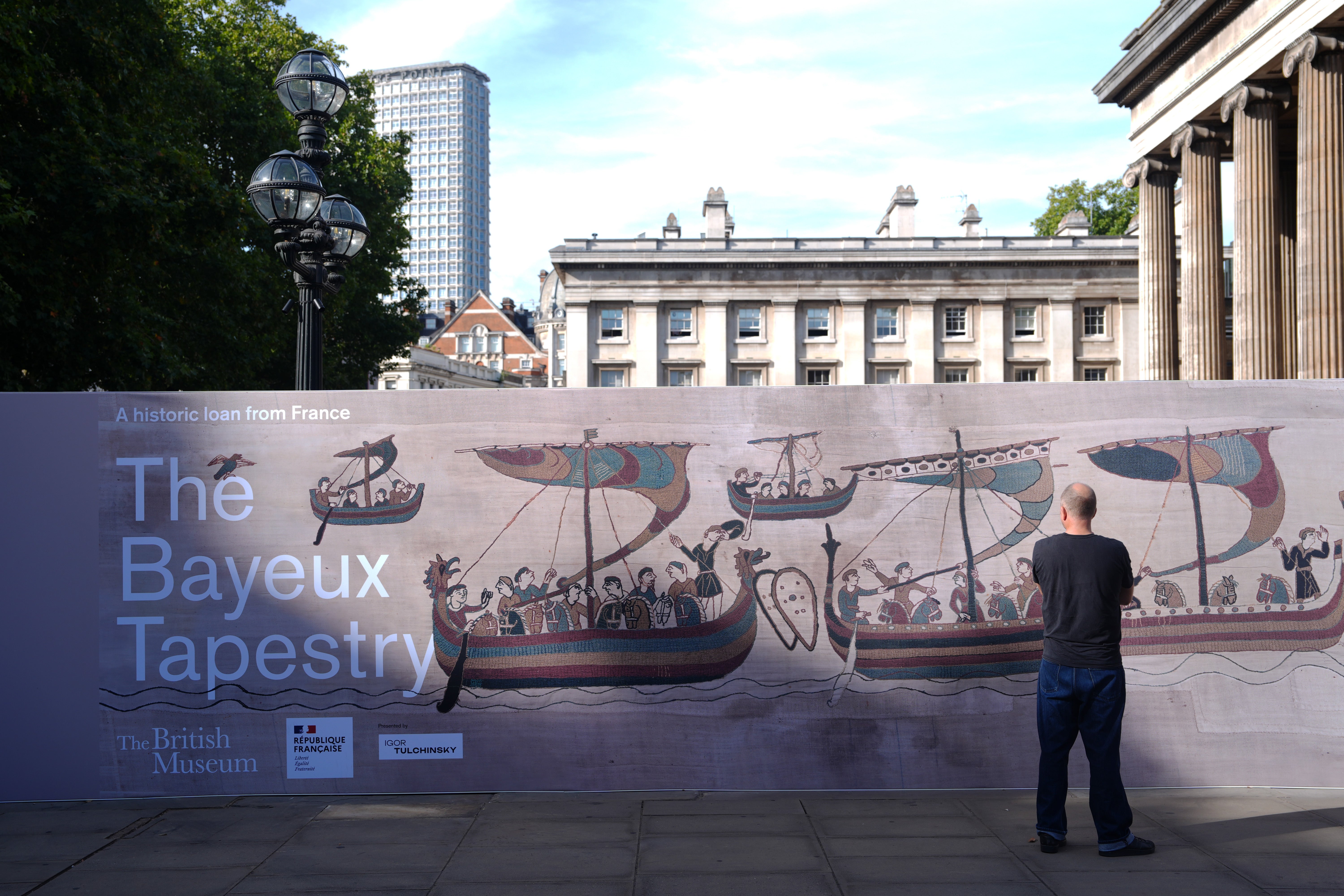 The Bayeux Tapestry is at the British Museum from September 10 to July 11 2027 (Jonathan Brady/PA)