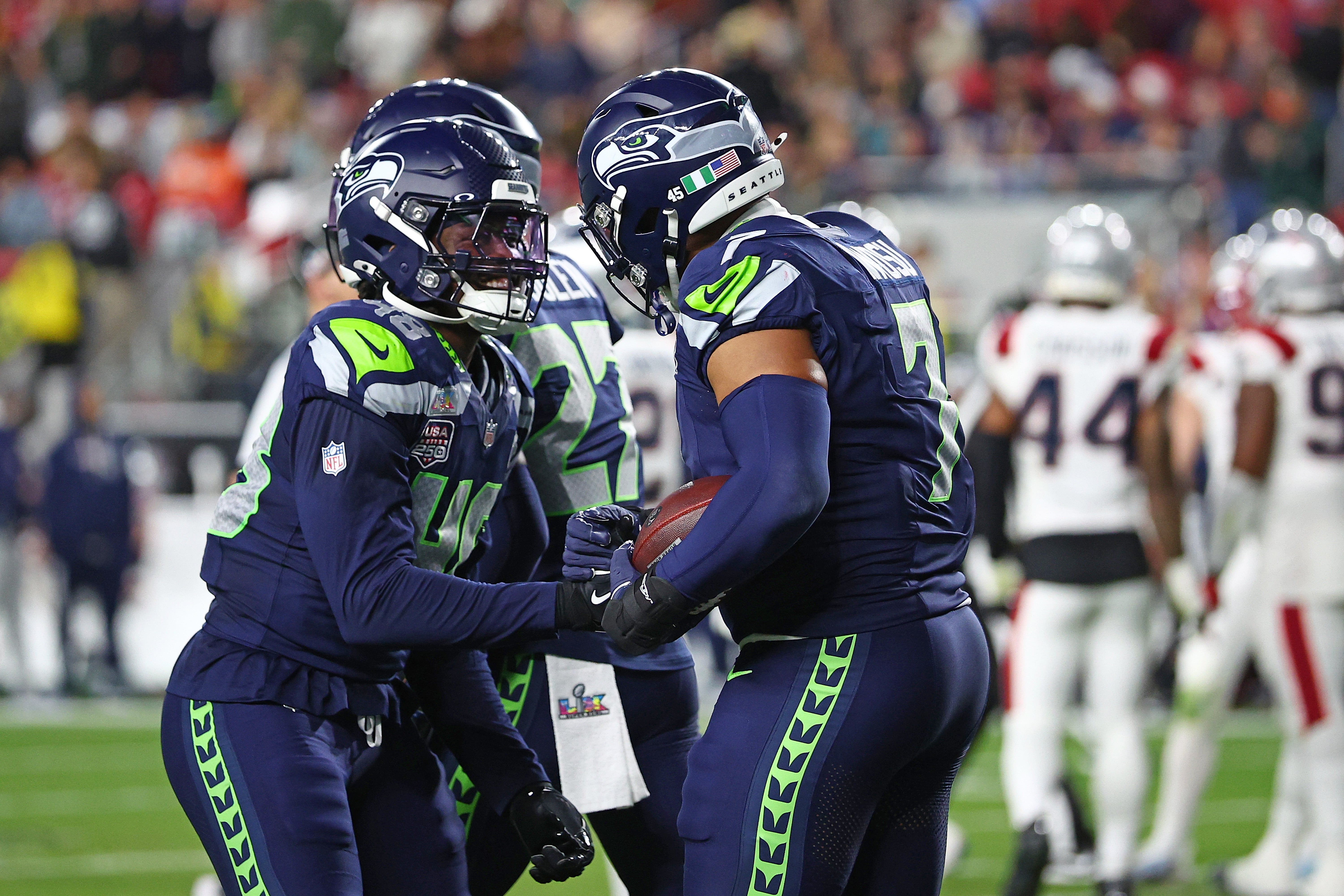Seattle Seahawks cruised past the New England Patriots in last season's Super Bowl