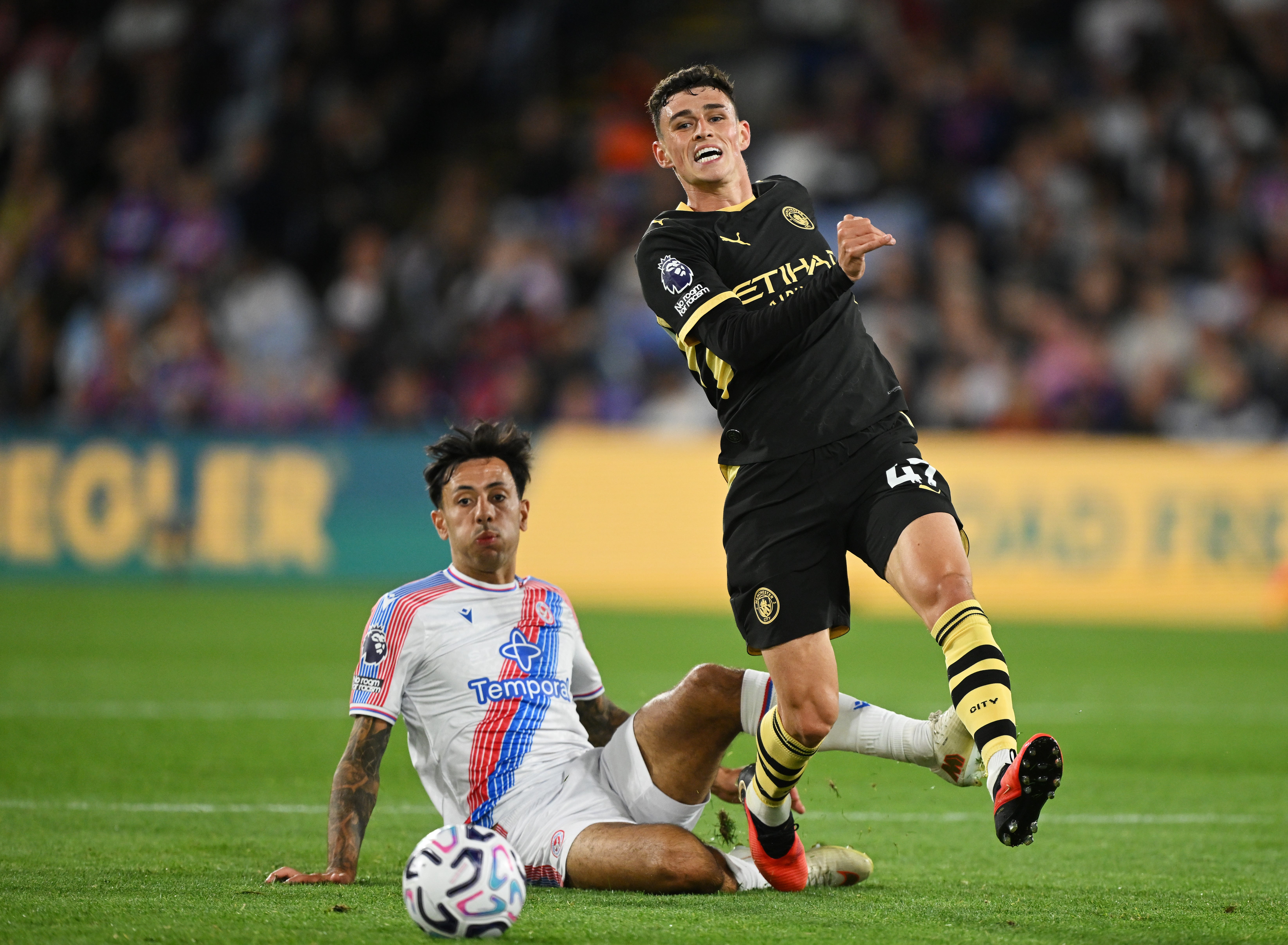 Dwight McNeil (left) was one of the summer signings who did not make the Palace squad on Saturday