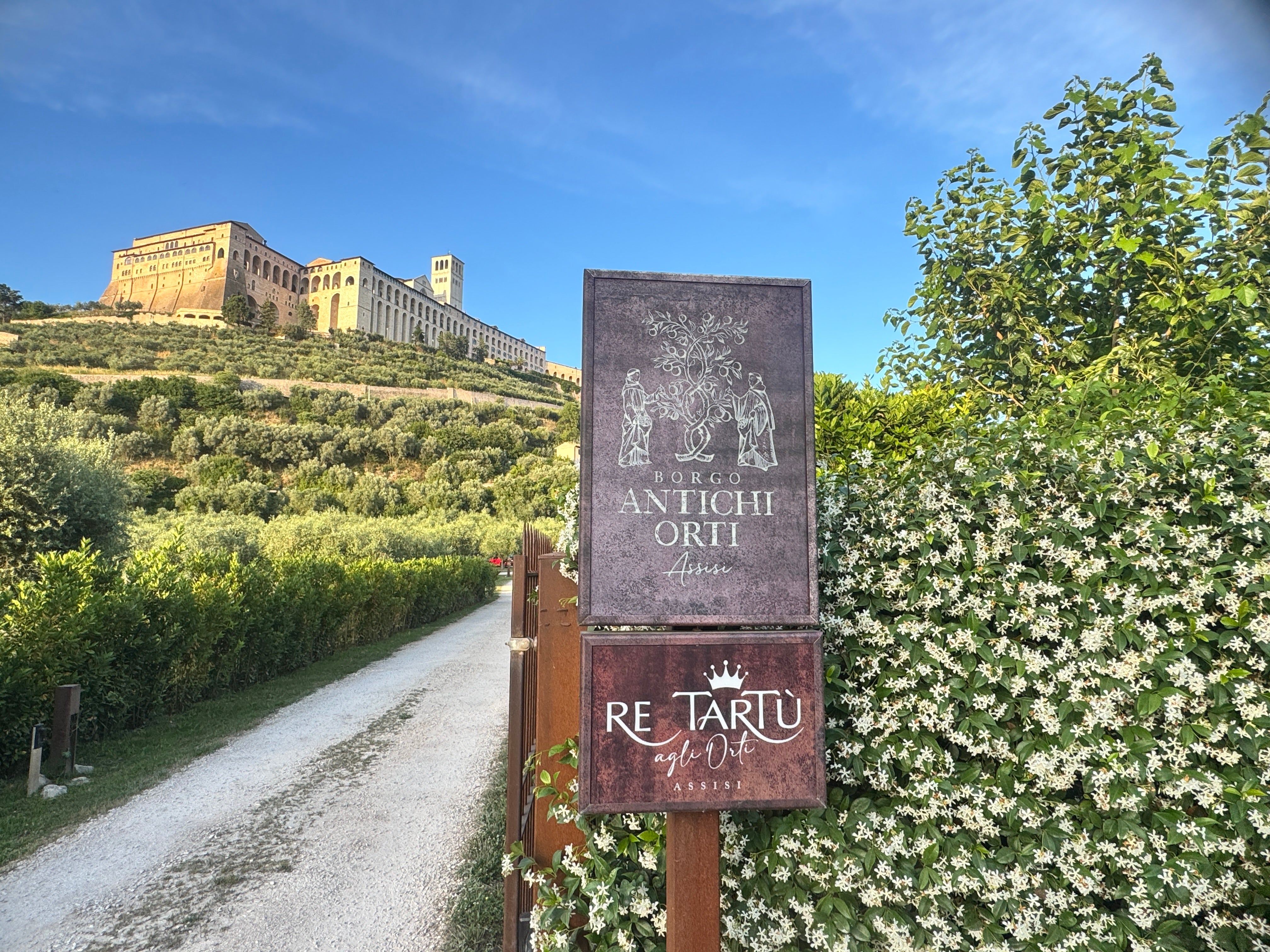 Phil stayed at Borgo Antichi Orti, a former monastery