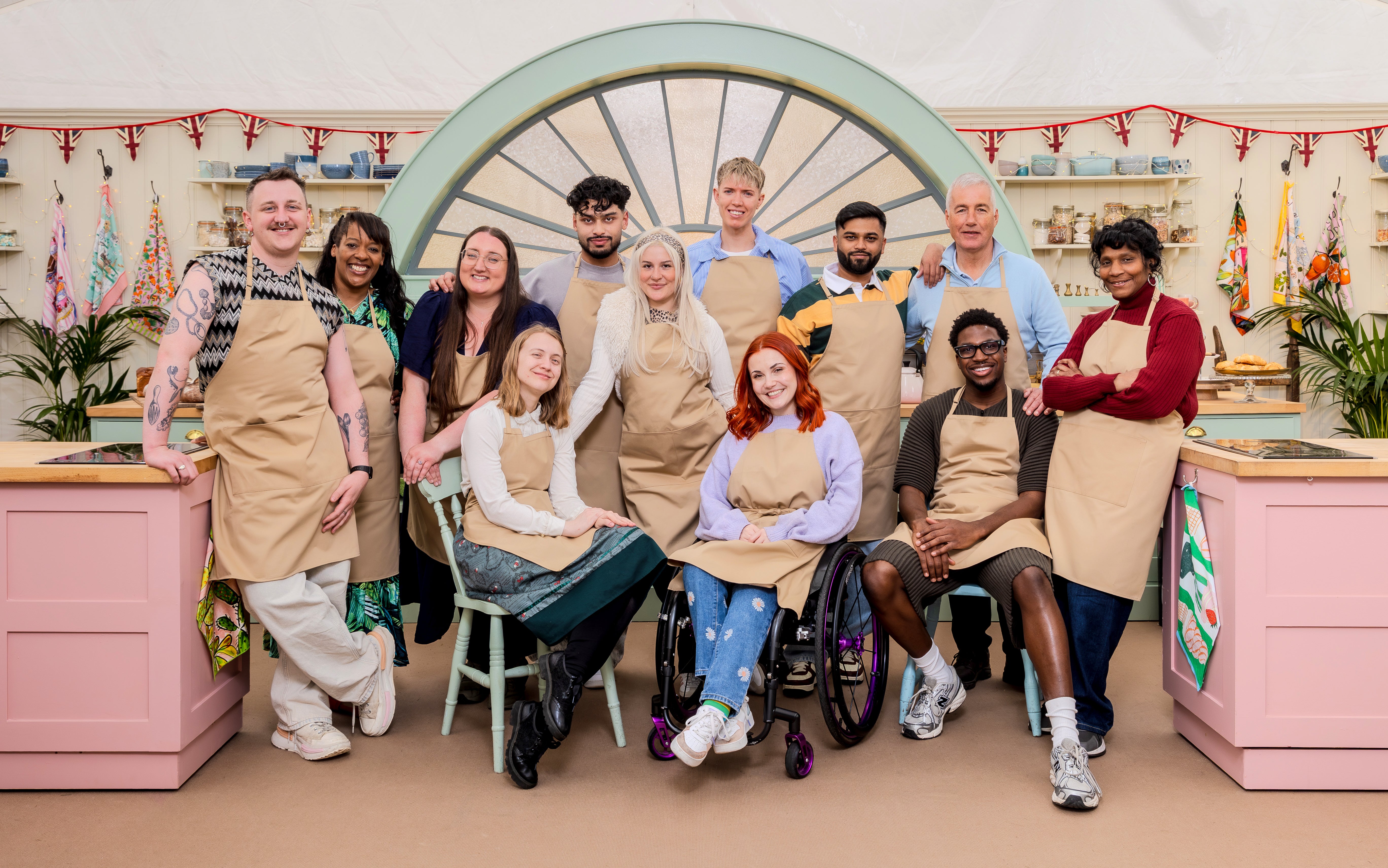 <p>This year’s batch of bakers</p>