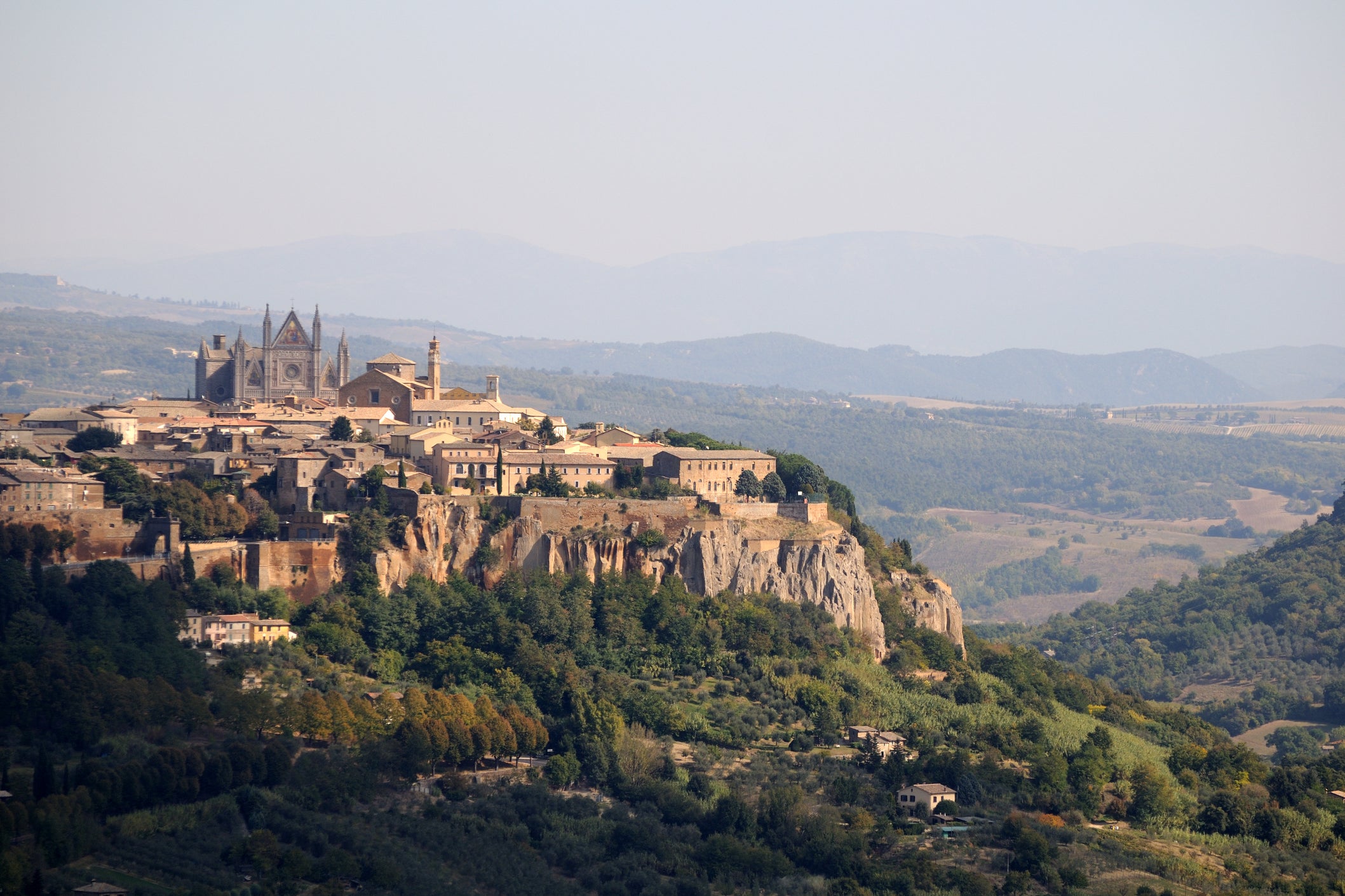 Orvieto’s Duomo was built in parallel to Florence’s (Getty Images/iStockphoto)