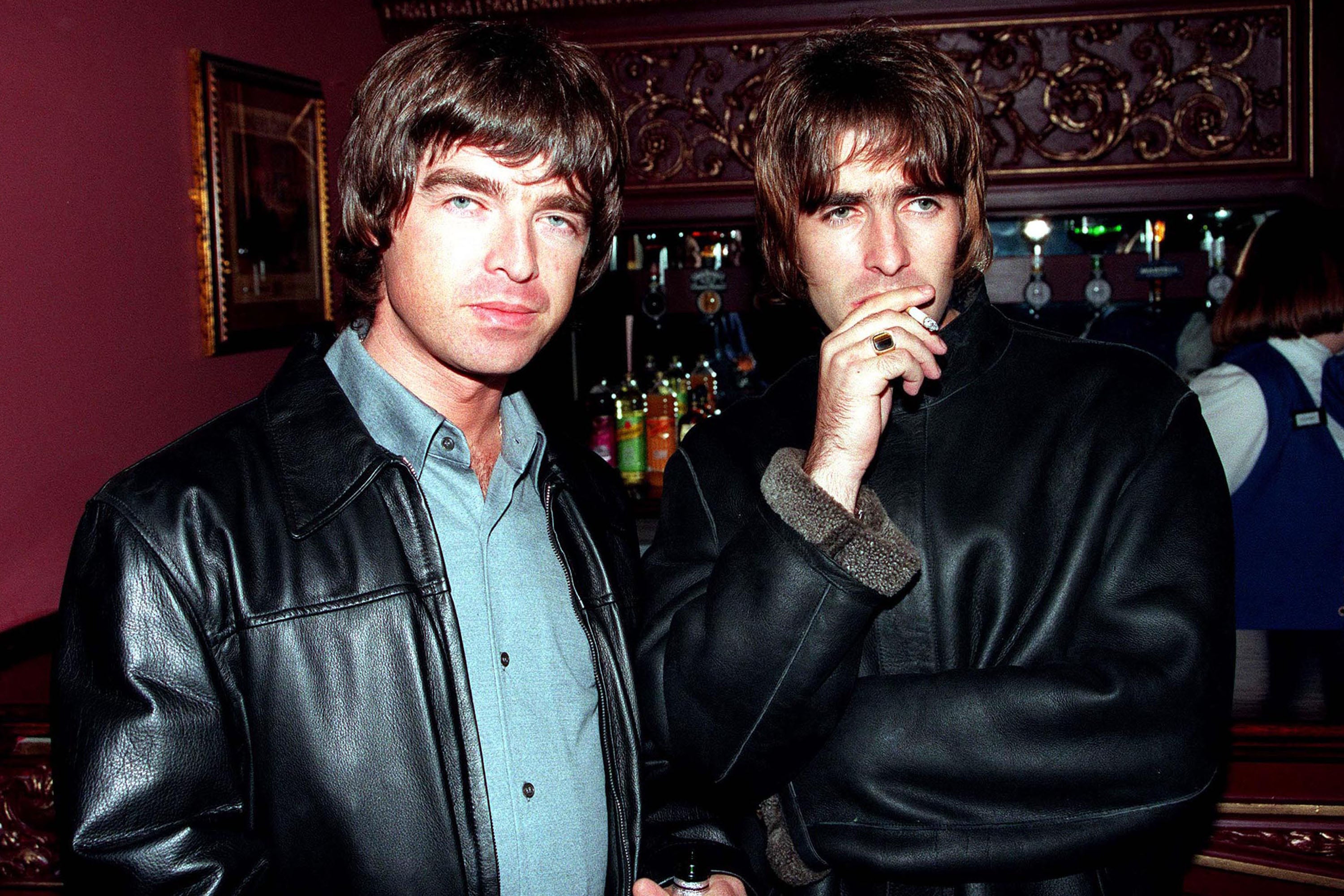 Noel and Liam Gallagher in 1995 (Getty)