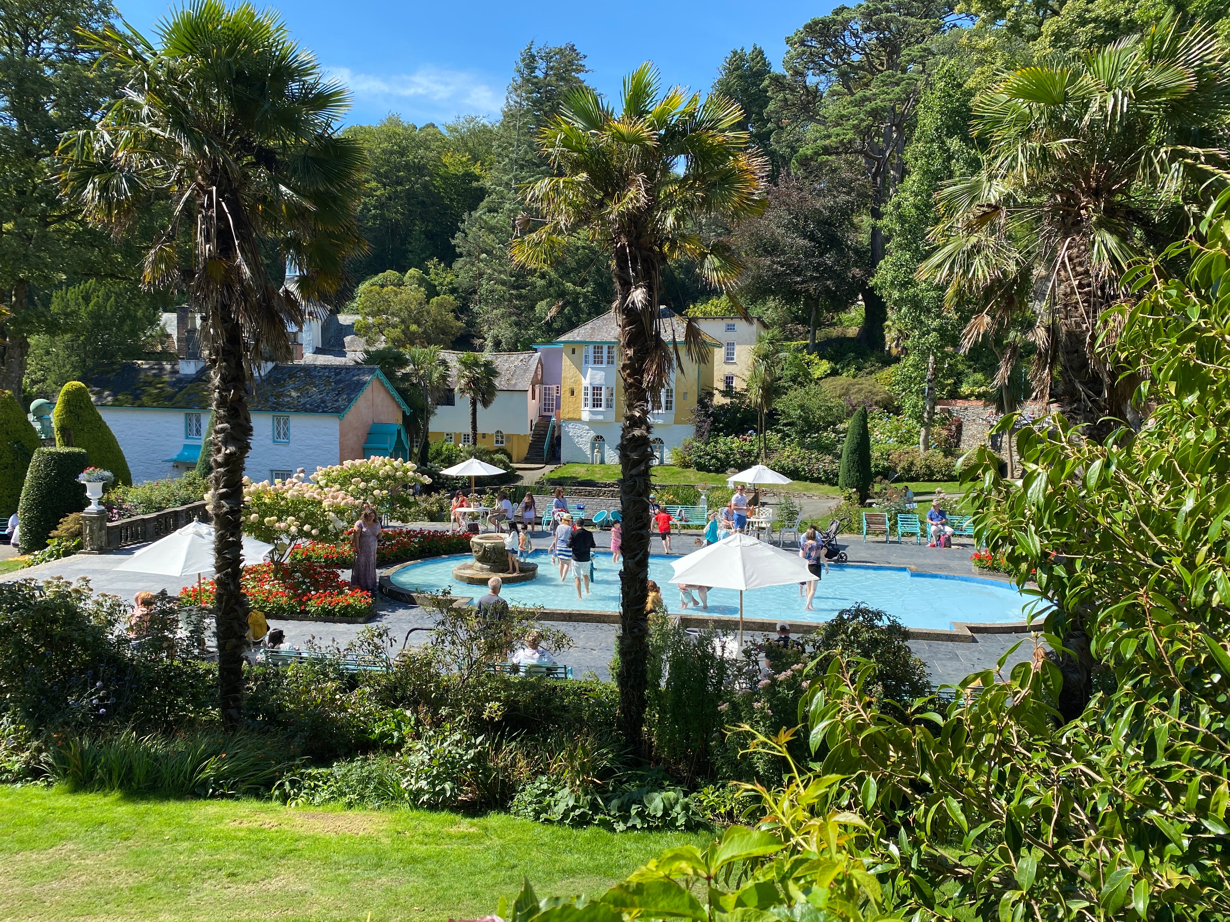 The pretty, Italian-style village of Portmeirion in Eryri national park