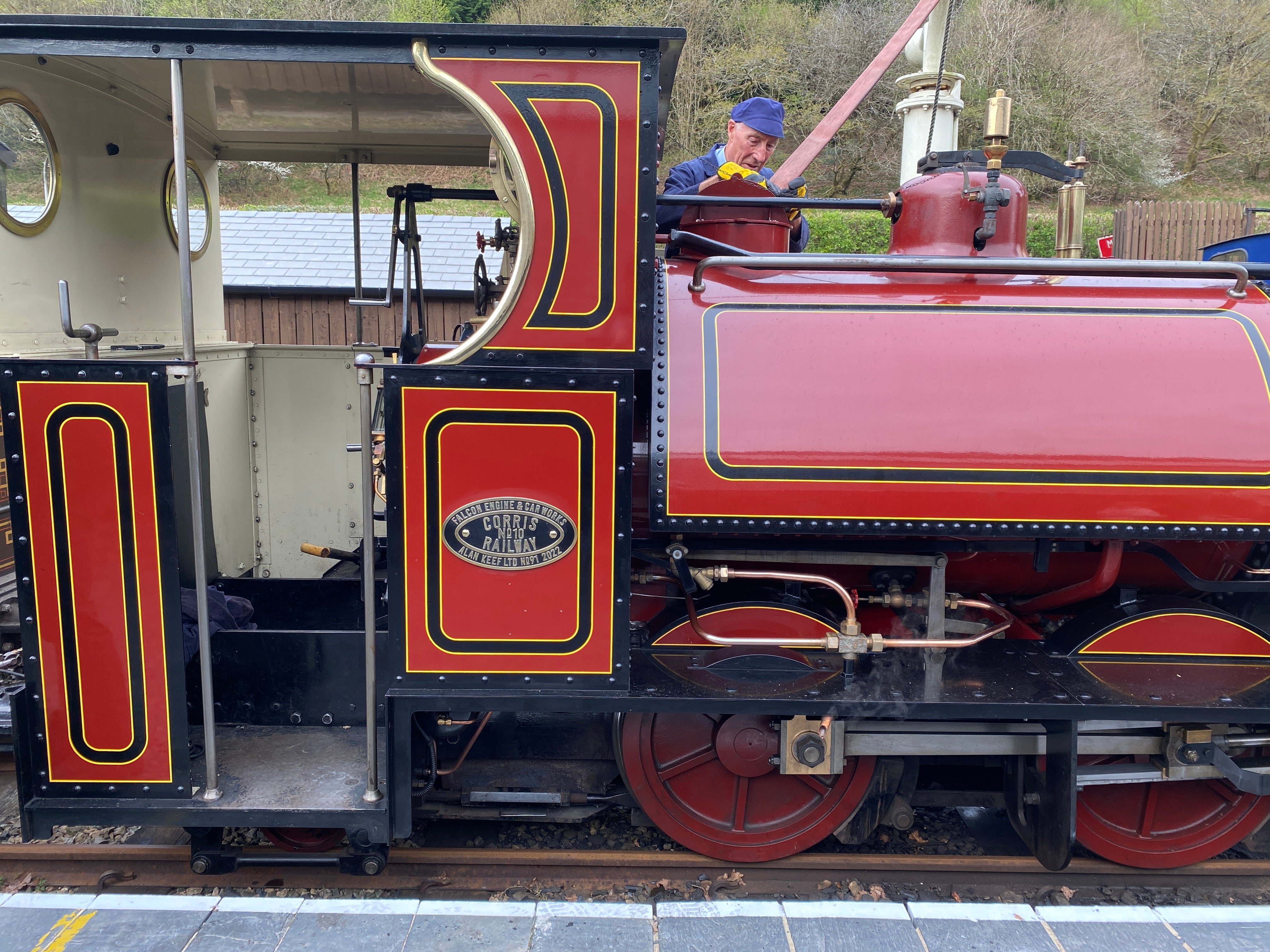 Ride the narrow-gauge railway at Corris in Eryri national park