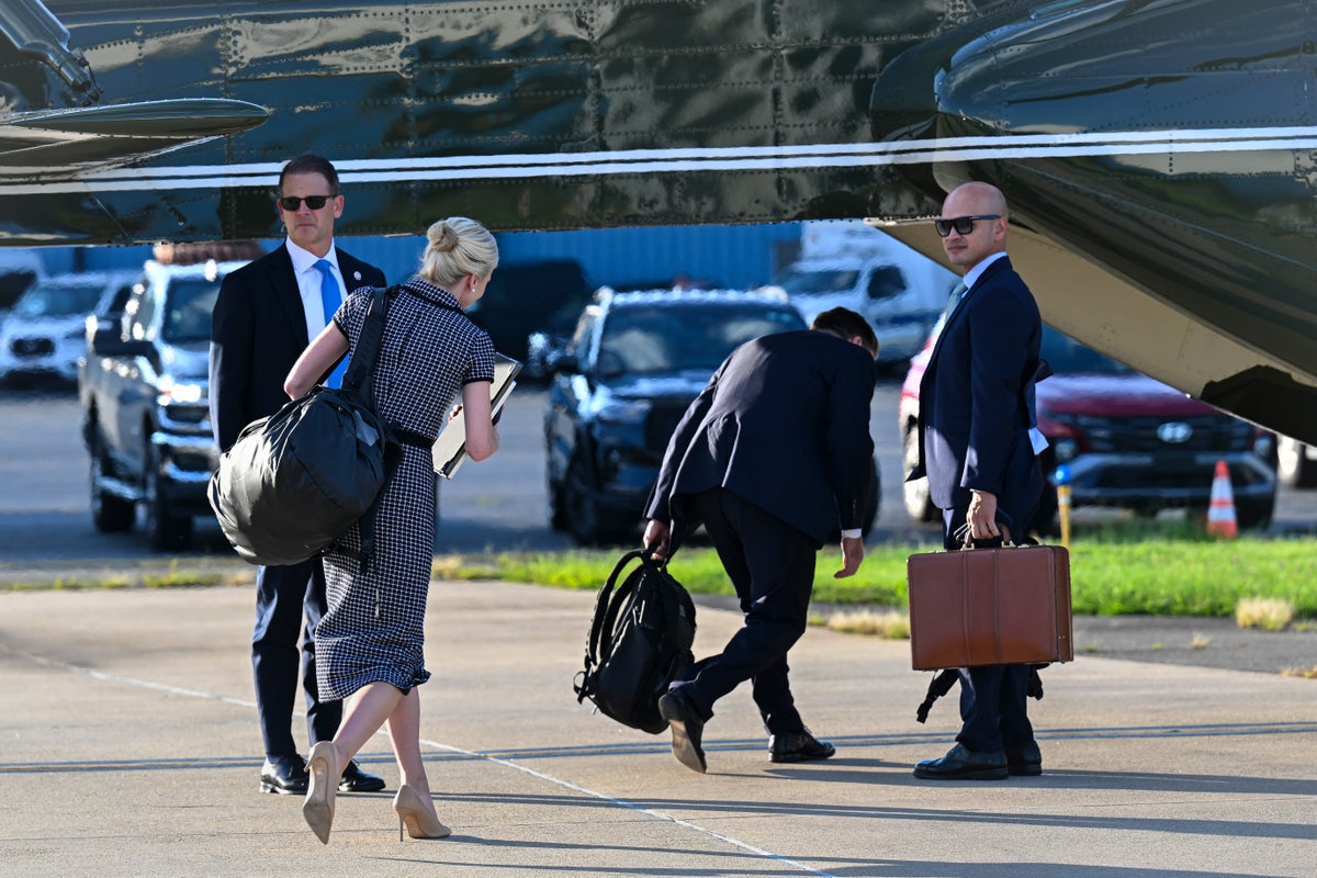 Natalie Harp was by Trump’s side during weekend of AI slop at Bedminster: report