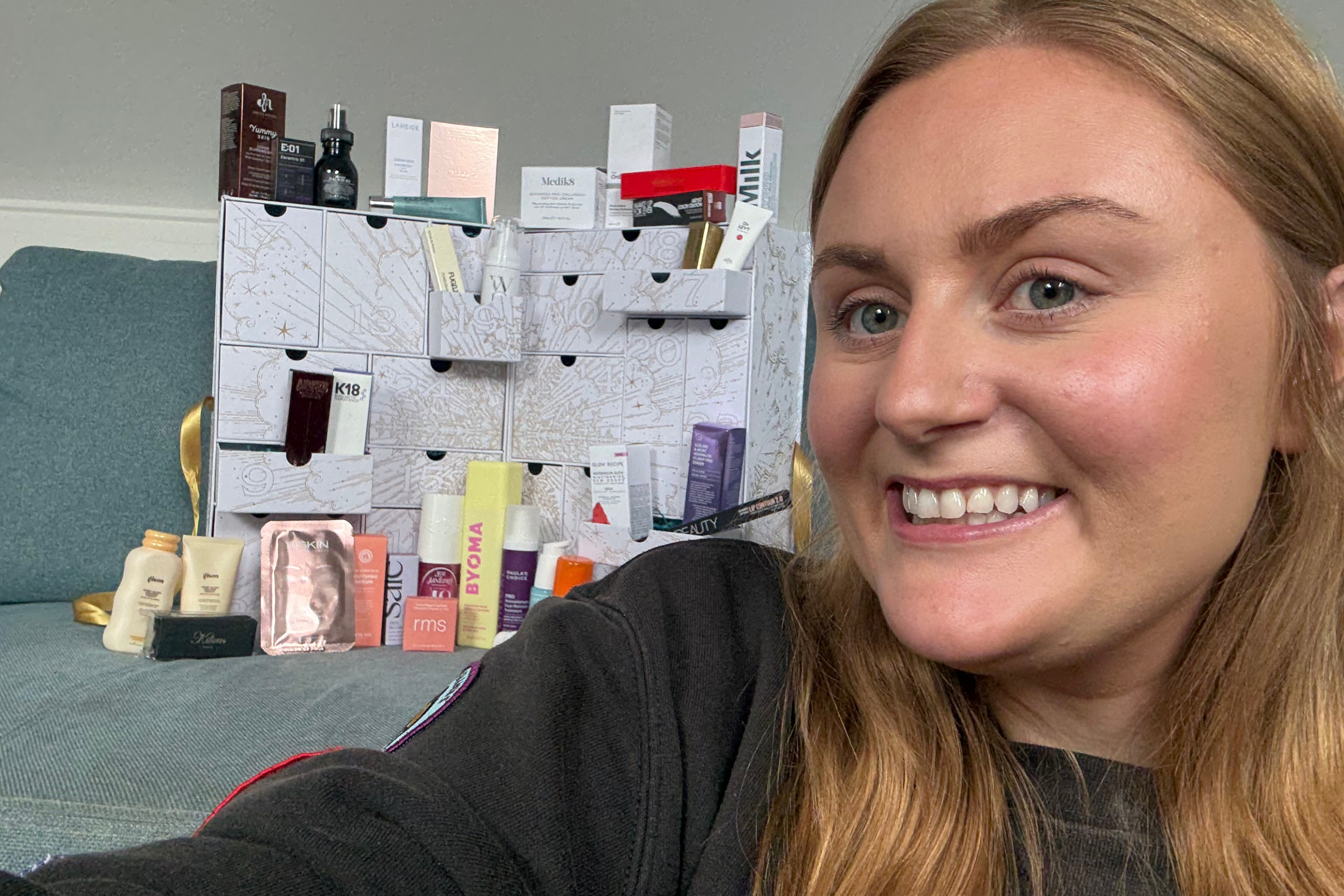 I opened all 25 drawers of the 38-strong advent calendar (Lucy Smith/The Independent)