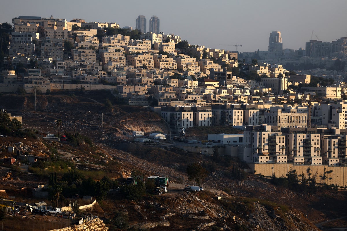 What are the Israeli settlements in the occupied West Bank and how could the UK sanction them?