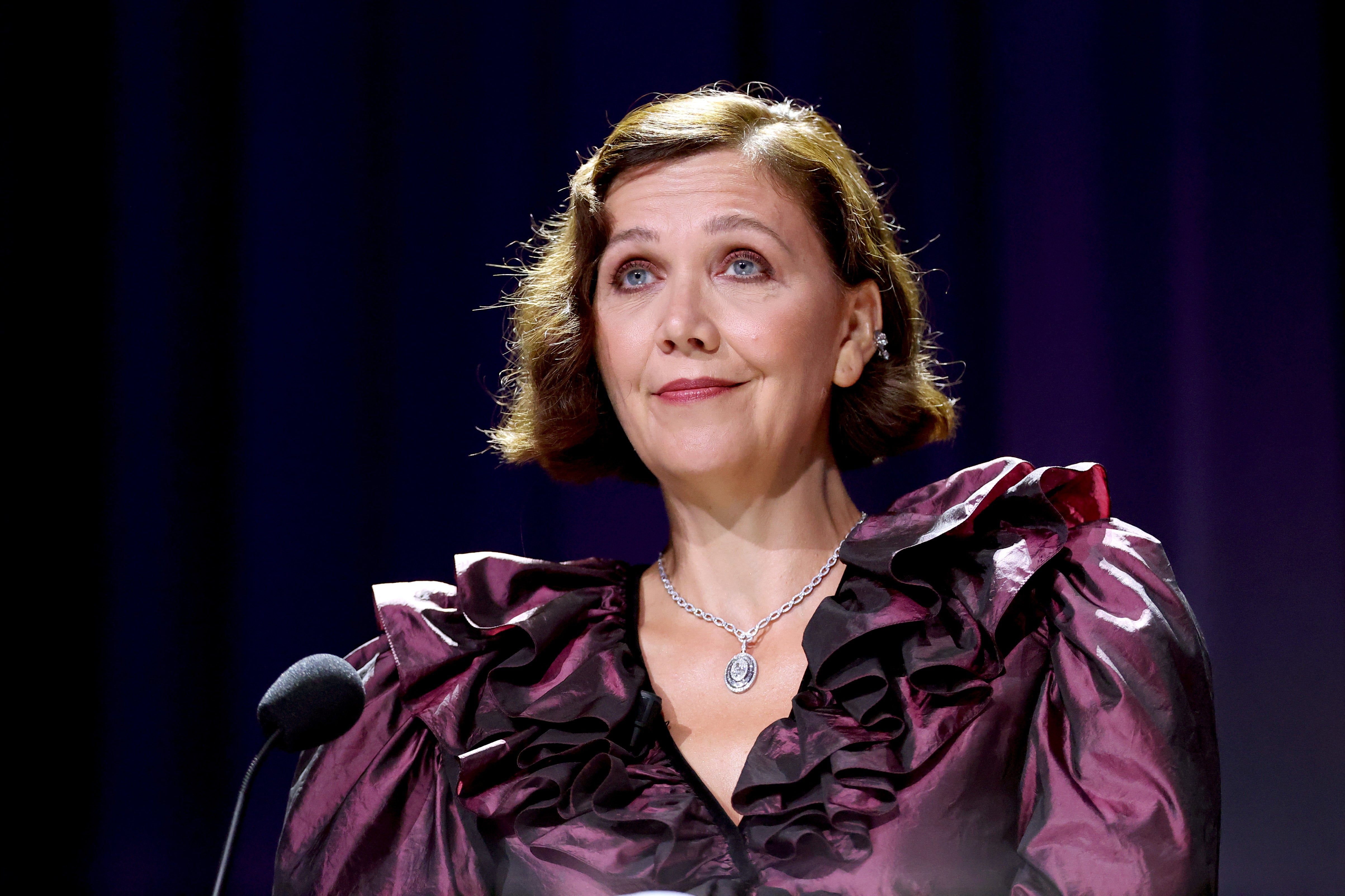 Maggie Gyllenhaal is the jury chair for this year’s festival (Getty)