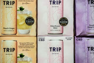 Olivia Ferdi and Daniel Khoury founded Trip in 2019 (Aalmy/PA)