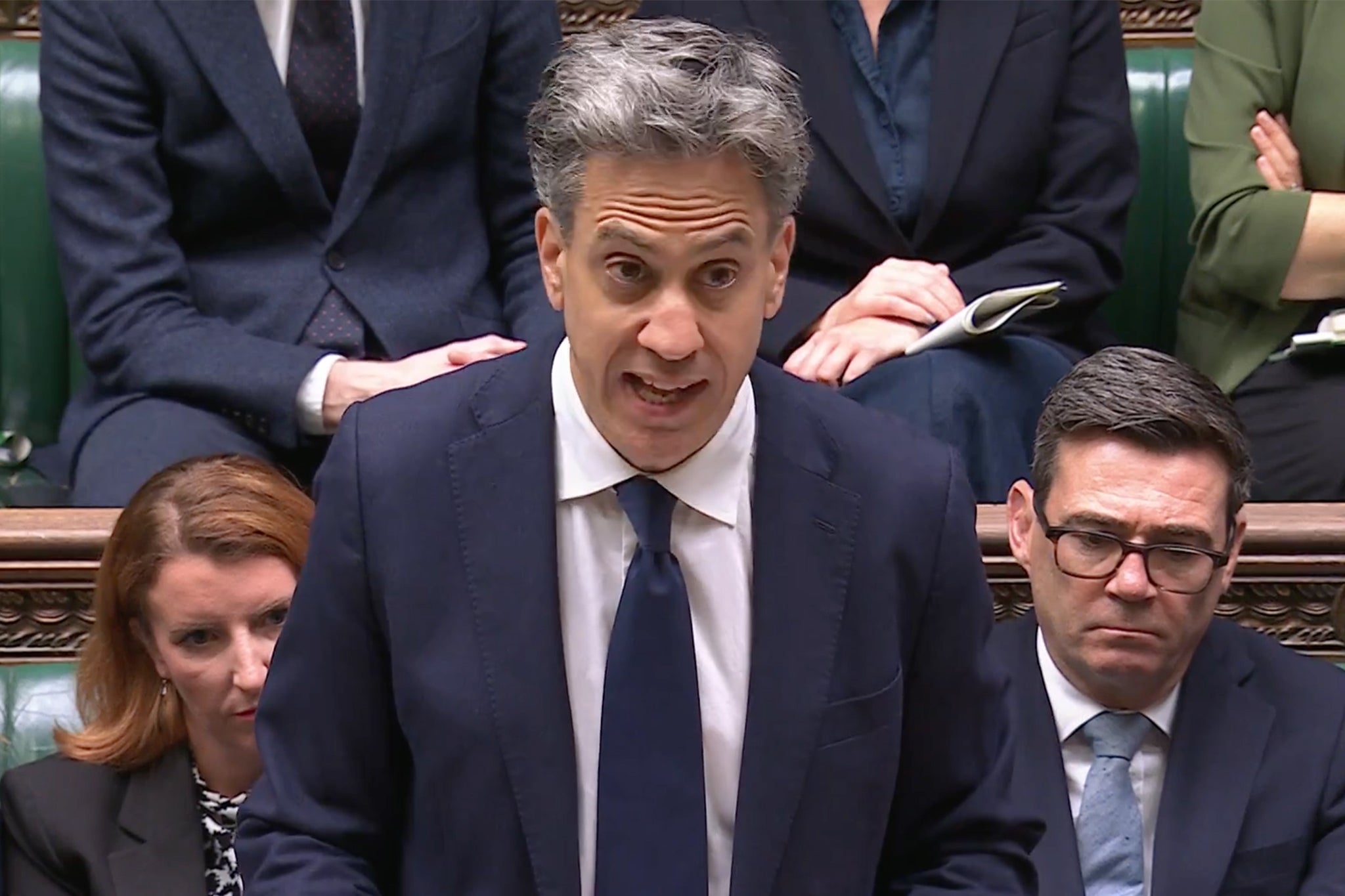 Foreign secretary Ed Miliband described the destruction and death in Gaza as on an ‘appalling scale’