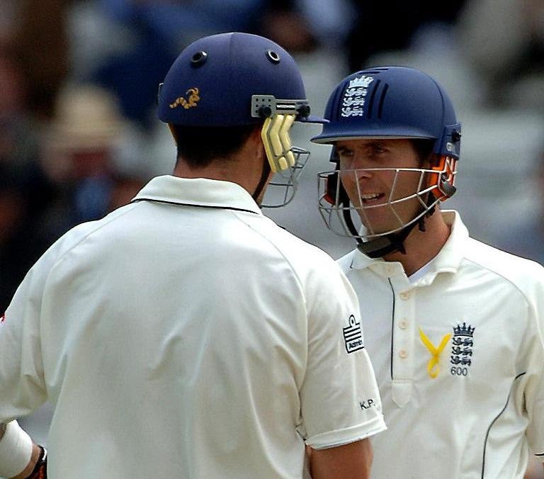 Vaughan captained Pietersen at the start of his Test career (John Giles/PA)