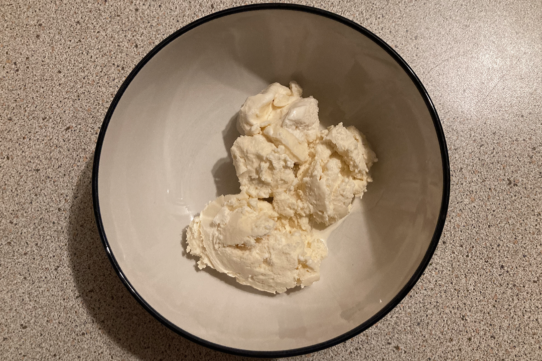 My ice-cream needed further freezing for a firmer texture (Angharad Moran/The Independent)