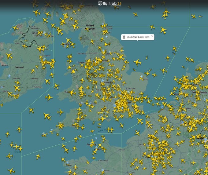 Flights grounded at UK airports including Heathrow due to air traffic control glitch