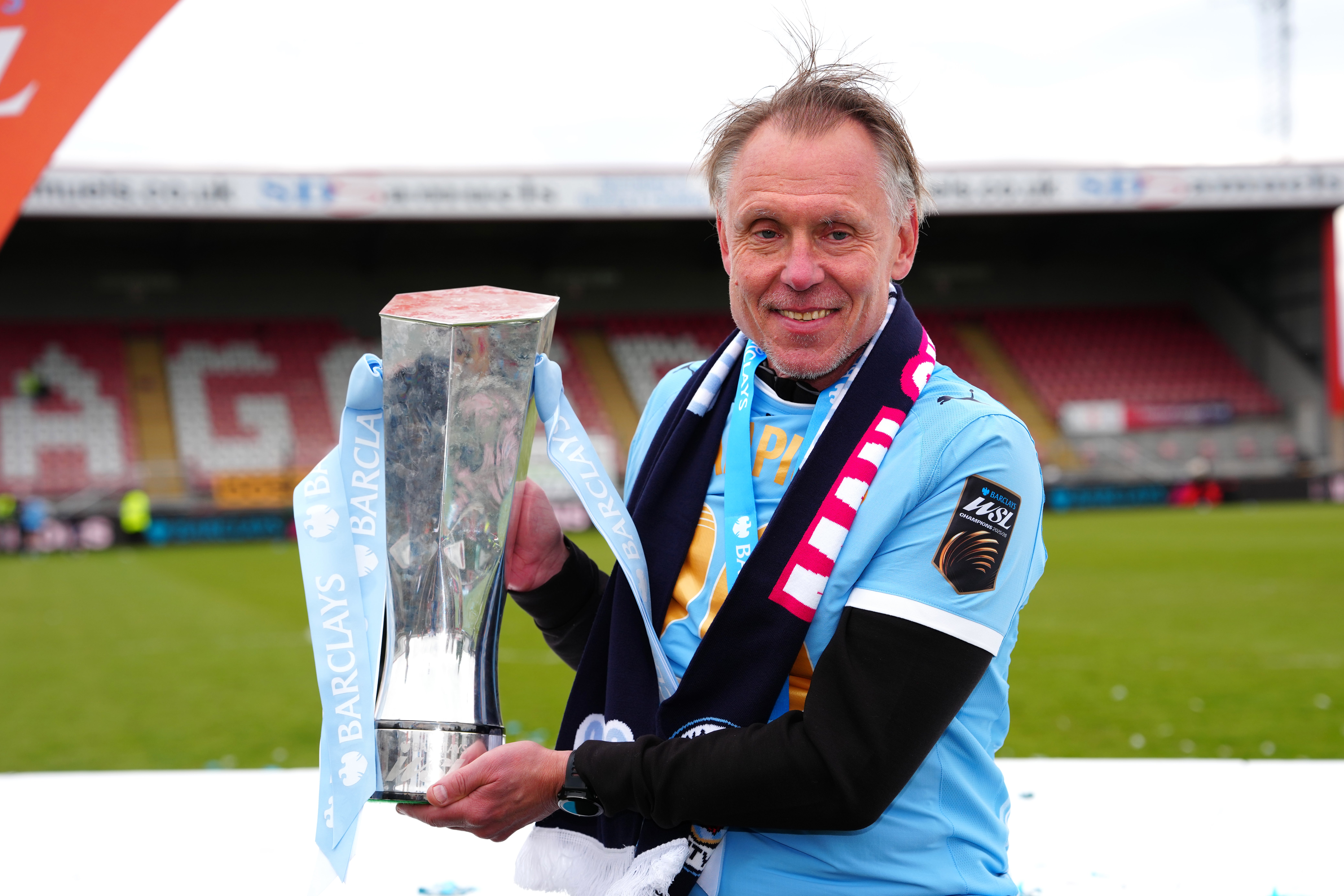 Andree Jeglertz led Manchester City to the double in his first season in England