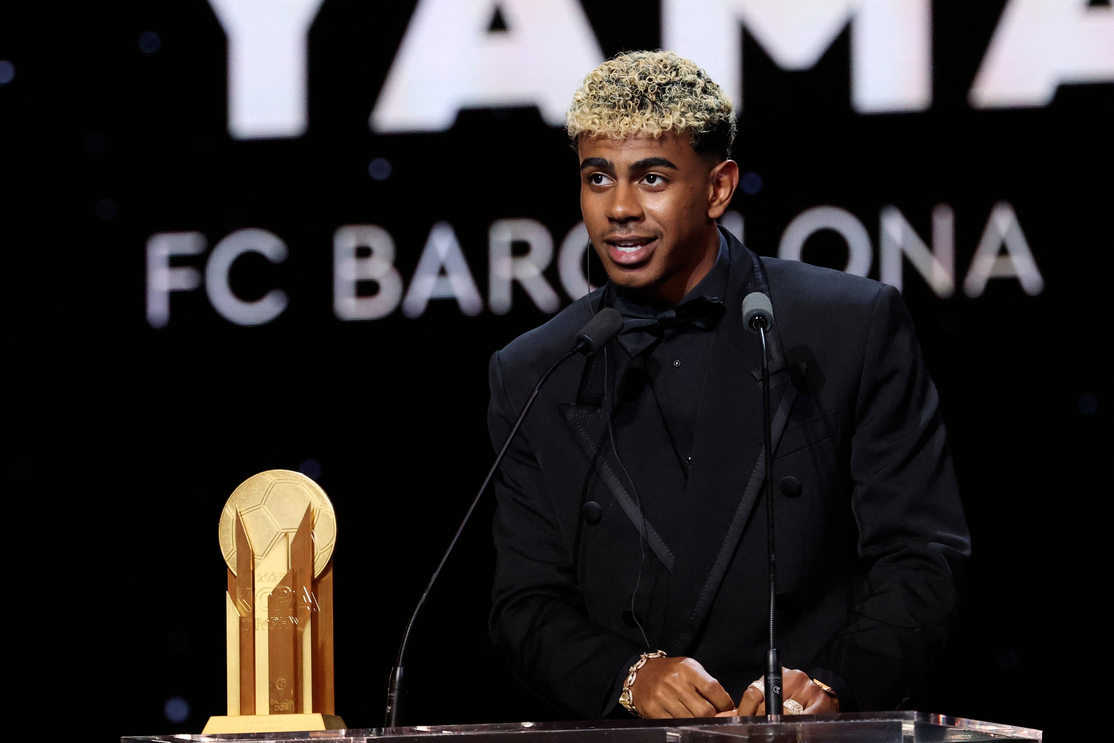 Lamine Yamal is nominated for both the Kopa Trophy and the Ballon d'Or for the third year in a row