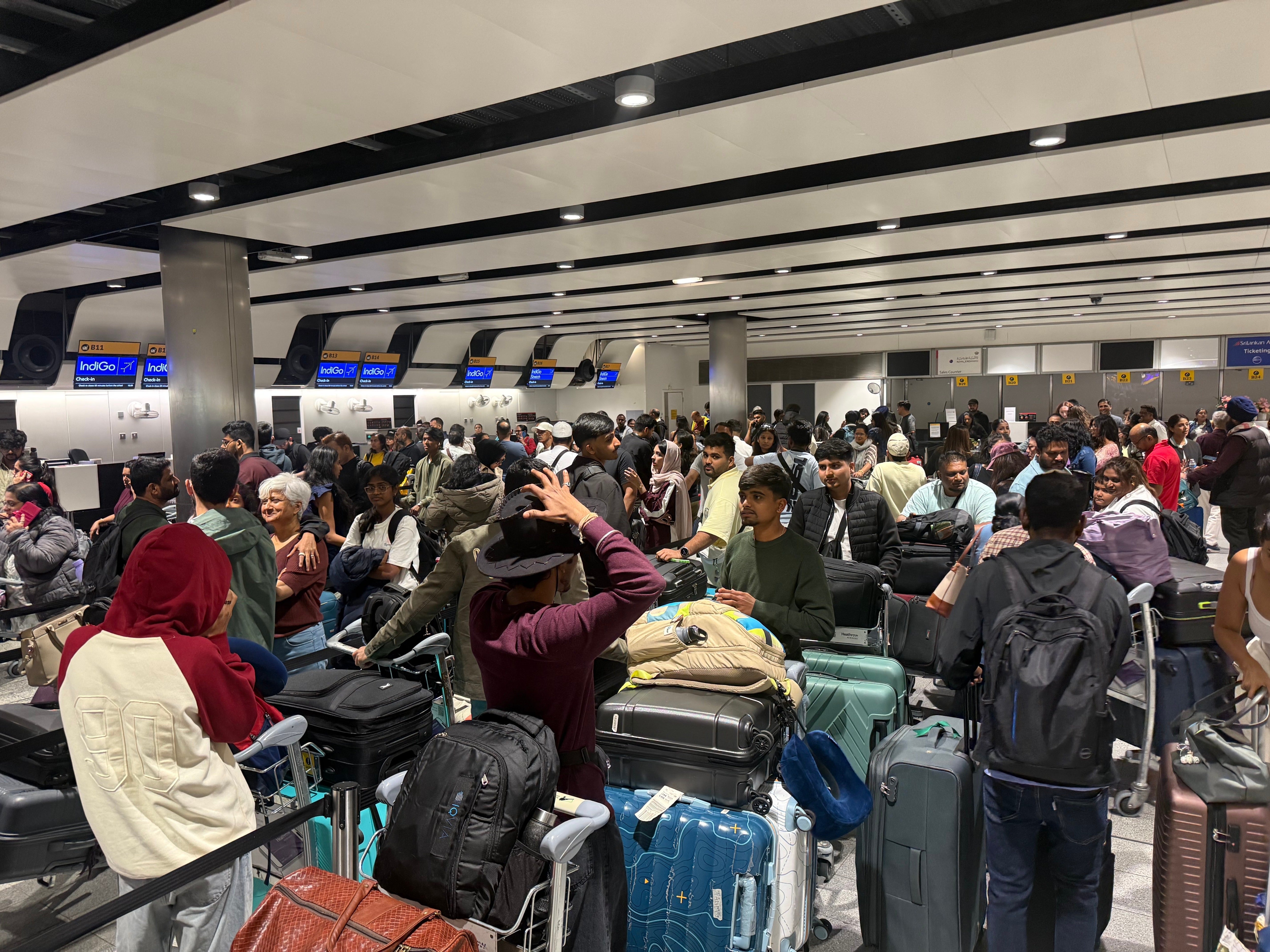 Tens of thousands of passengers face travel chaos after flights halted at UK airports