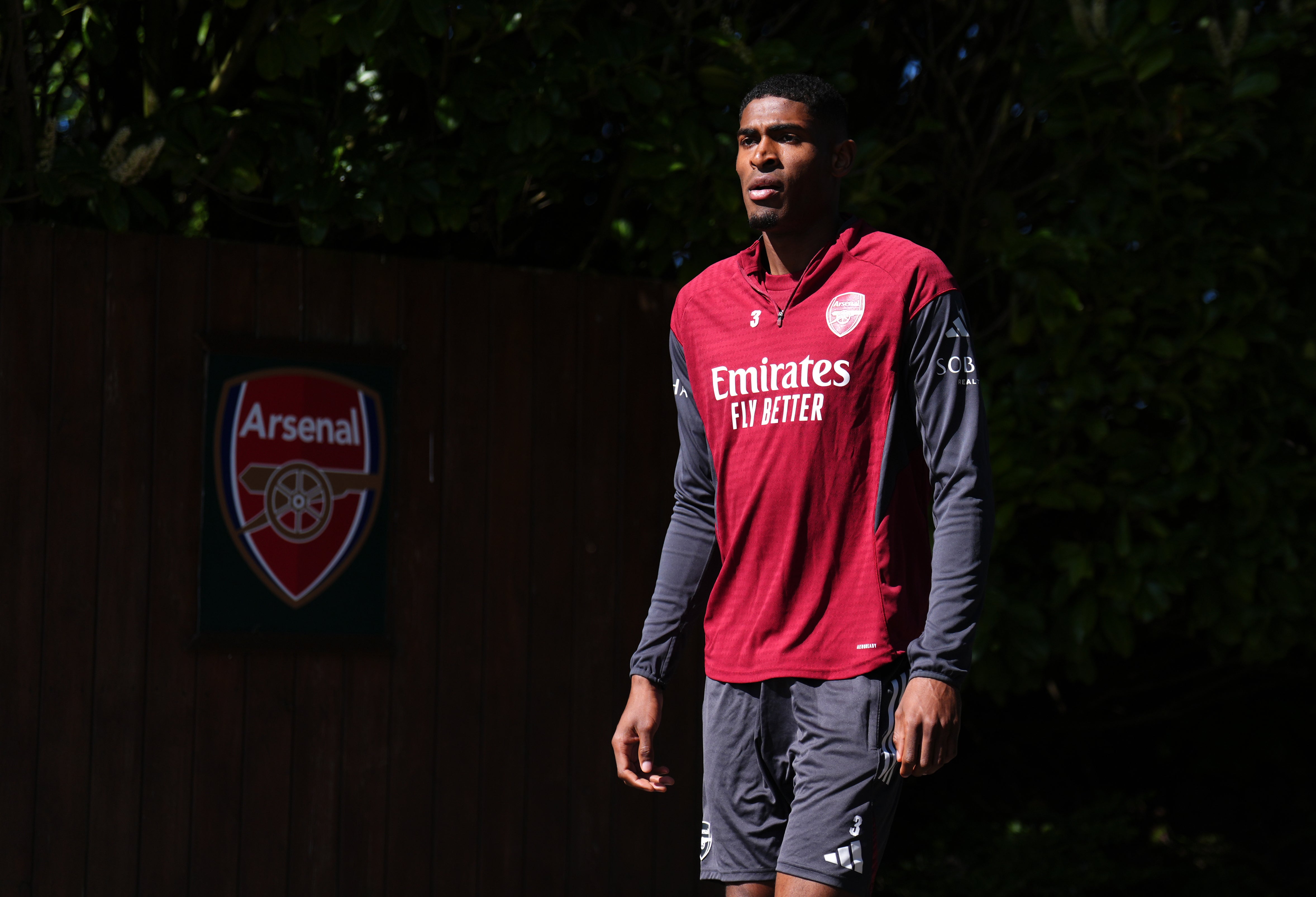 Arsenal defender Cristhian Mosquera did not train on Tuesday (John Walton/PA)