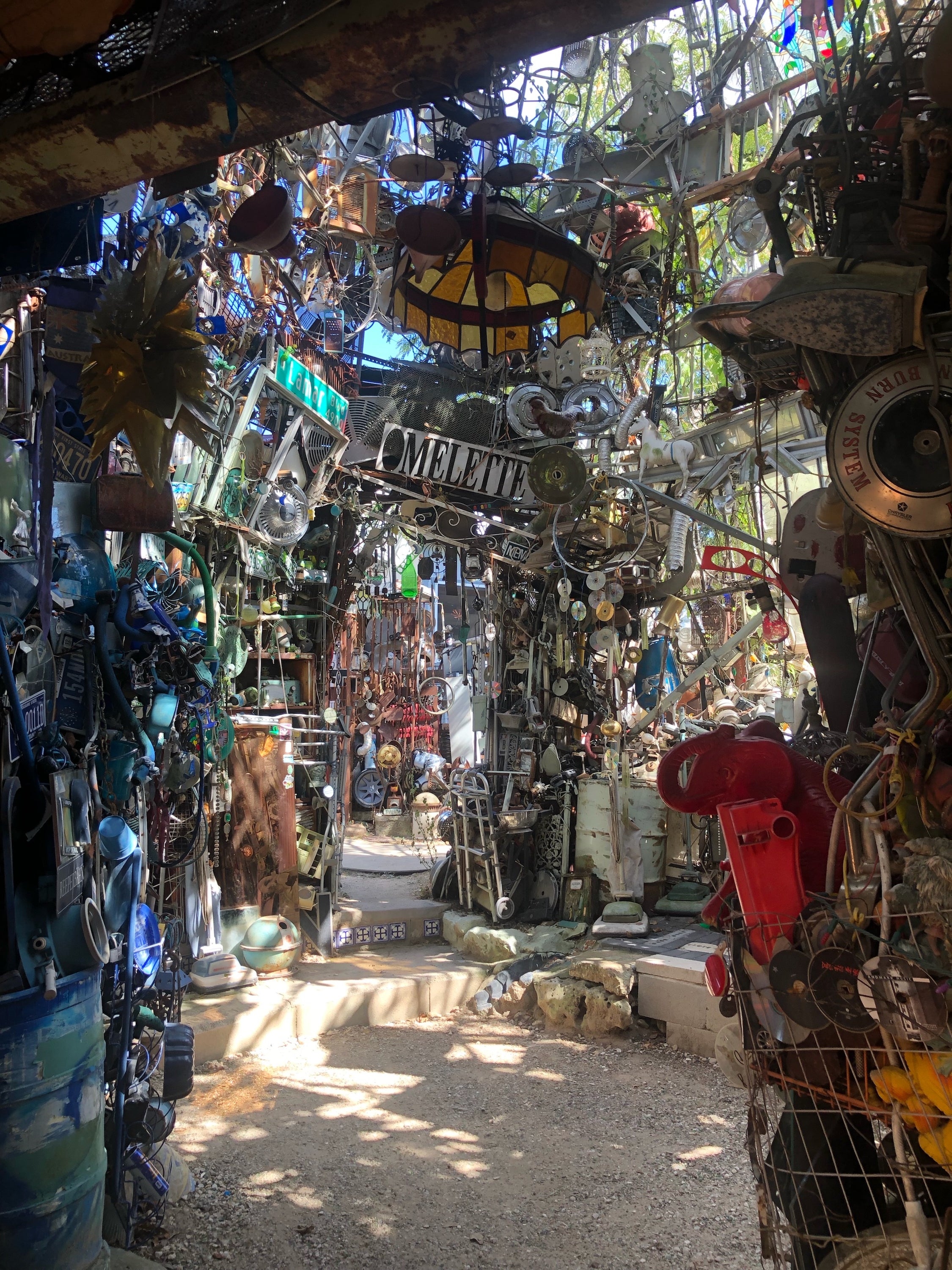 People from all over the country, and even all around the world, have stepped inside Hannemann’s backyard to see the Cathedral of Junk with their own eyes