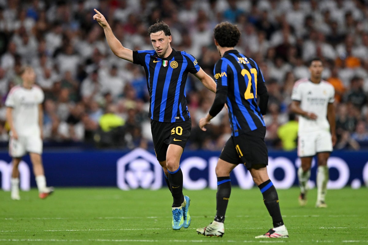 Real Madrid v Inter LIVE: Visitors pull one back in Champions League after Mbappe and Valverde goals