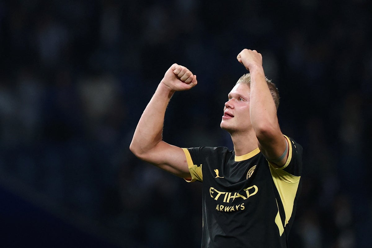 Porto v Man City LIVE: Haaland double gives visitors victory in Champions League opener