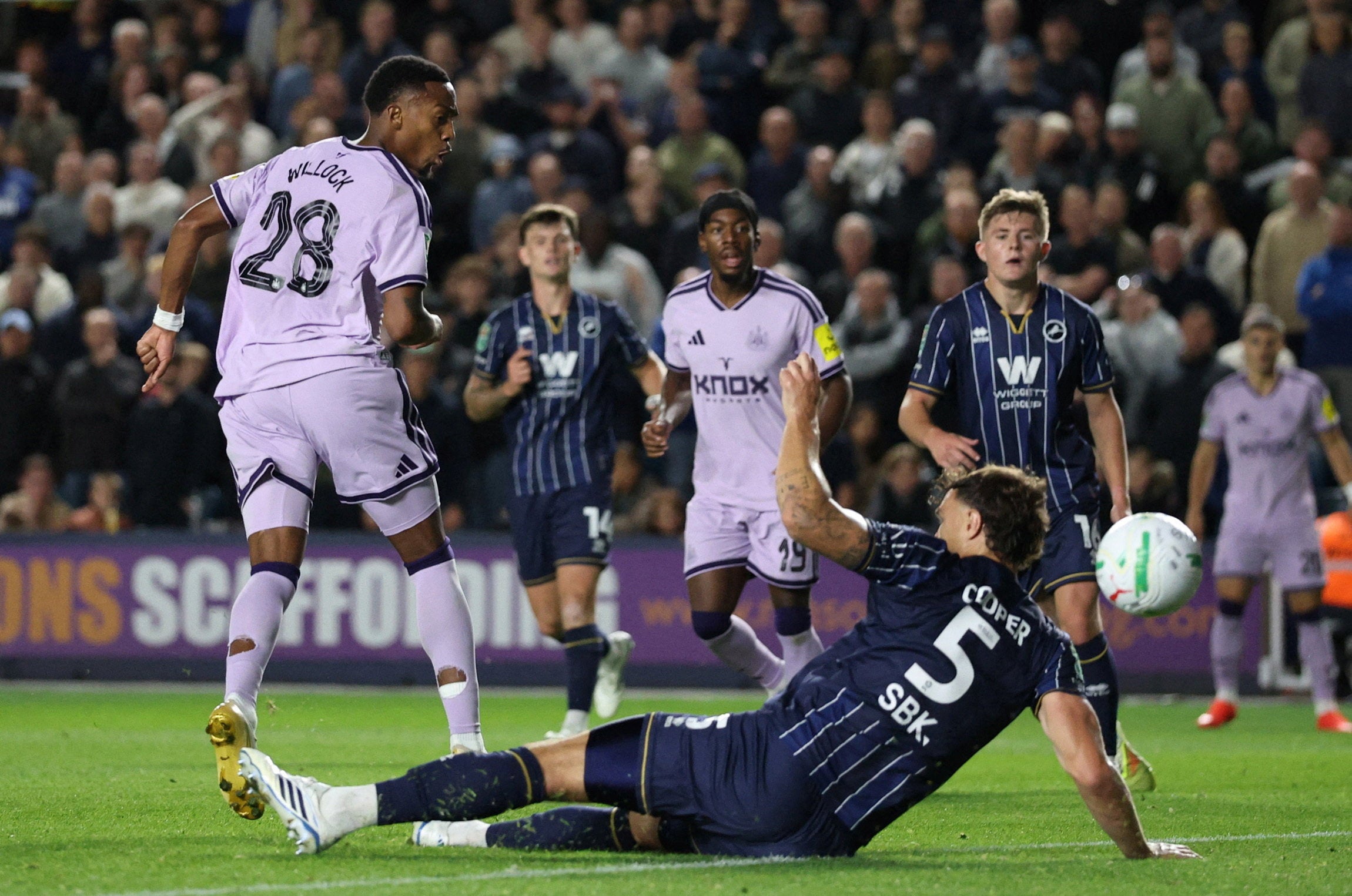 Willock’s flicked finished helped Newcastle through