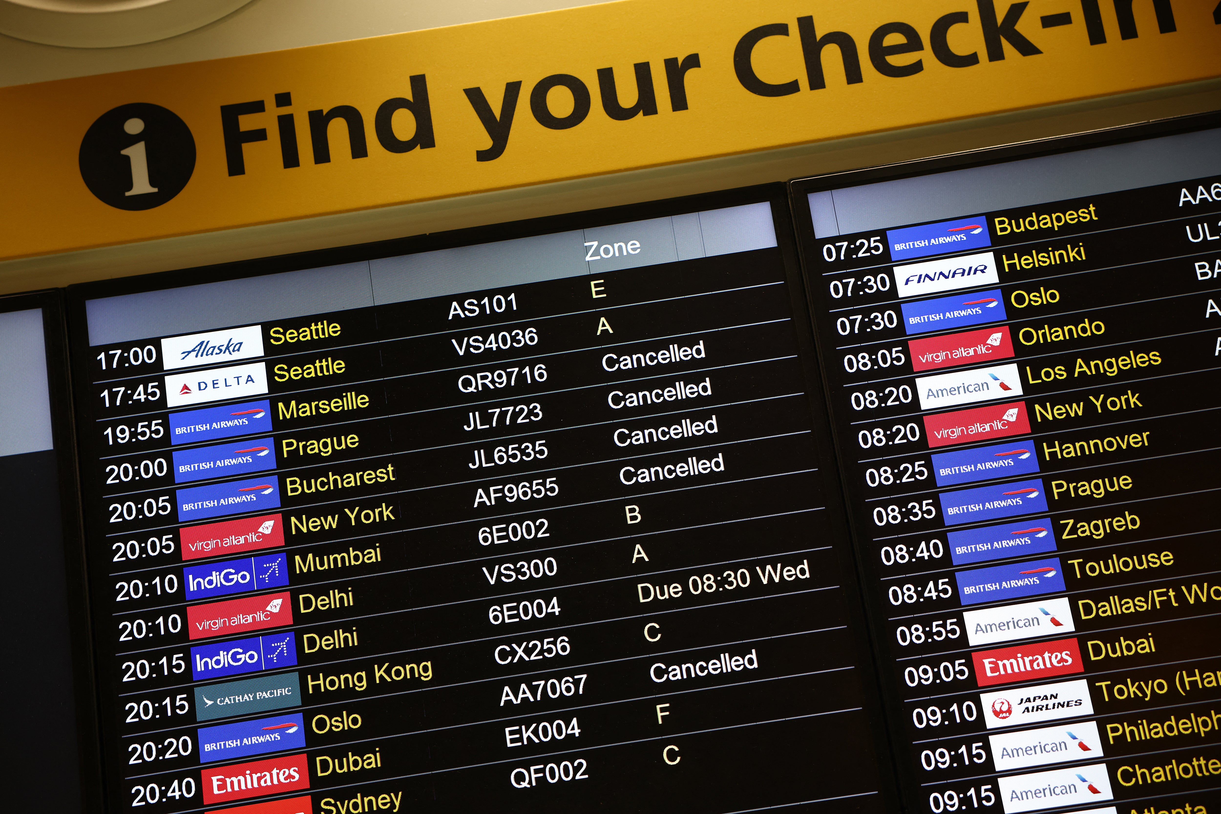 Bulletin AM briefing: UK airport disruption continues and Glastonbury ticket sale dates revealed
