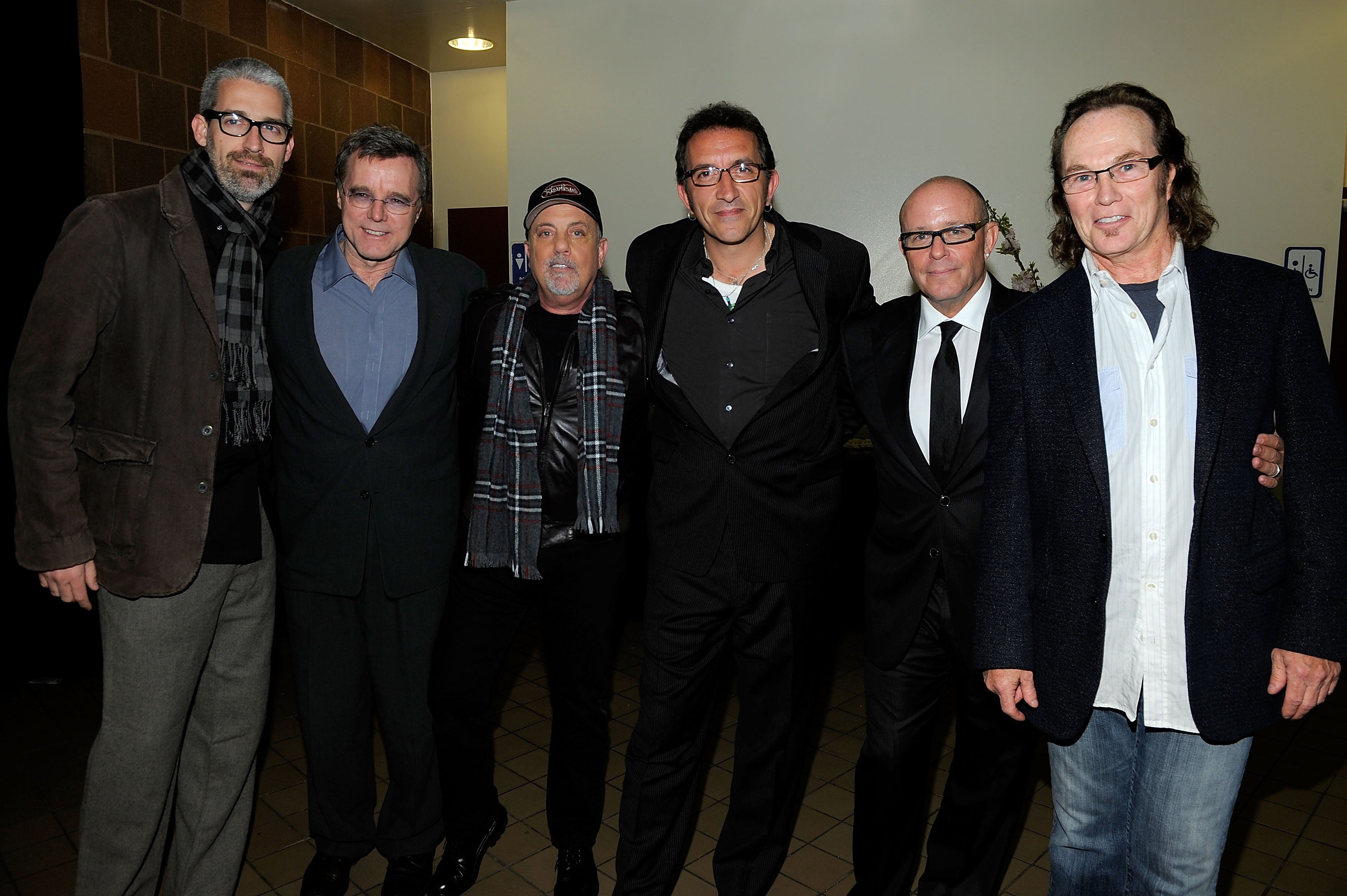 Joel and Small (right) attend the premiere of ‘Last Play At Shea’ during the 2010 Tribeca Film Festival (Getty)
