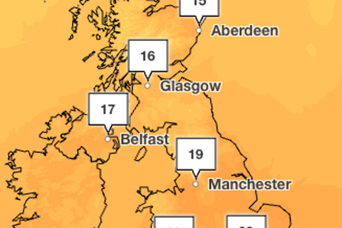 Experts on when the wet weather is set to end as temperatures of 24C to return