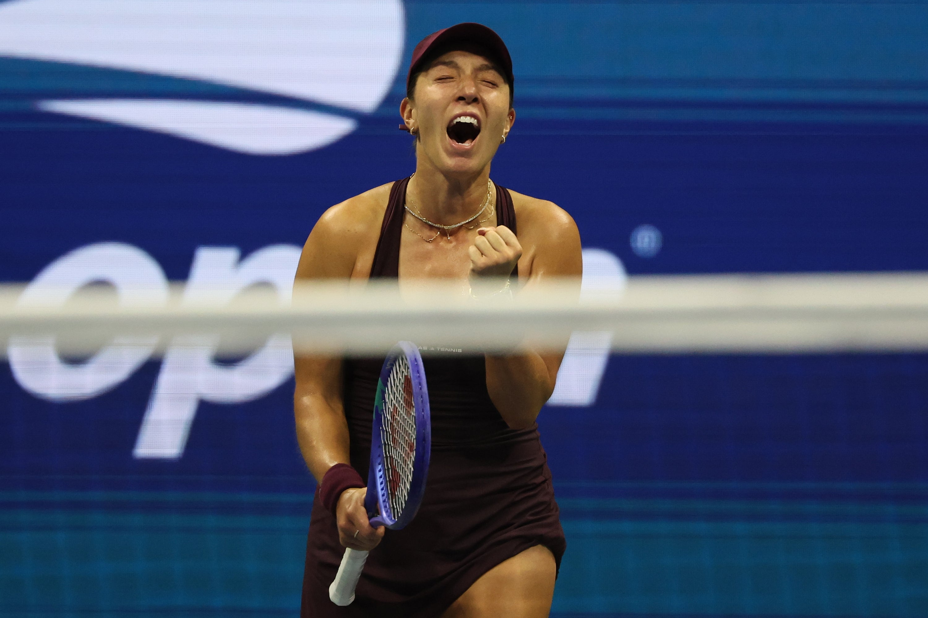 Sabalenka will meet Jessica Pegula in the last four (Heather Khalifa/AP)