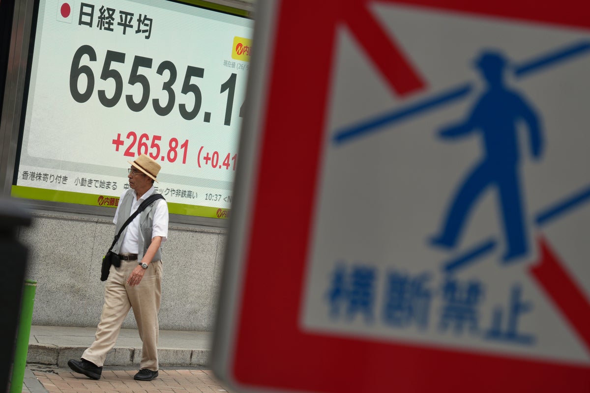 Asian shares are mixed as Brent crude approaches 0 a barrel