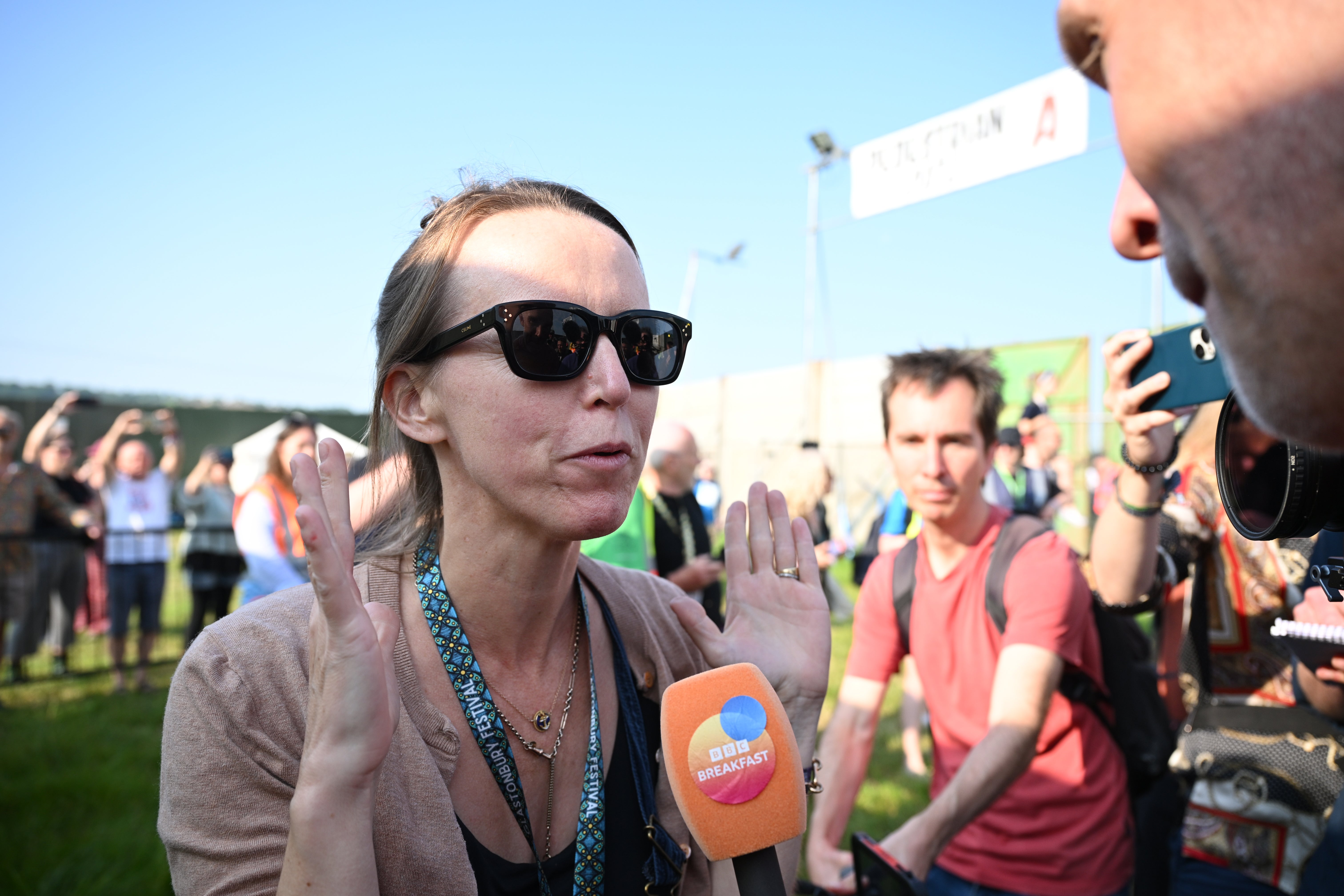 Emily Eavis has previously explained how Glastonbury has to sell out in order to break even (Getty)