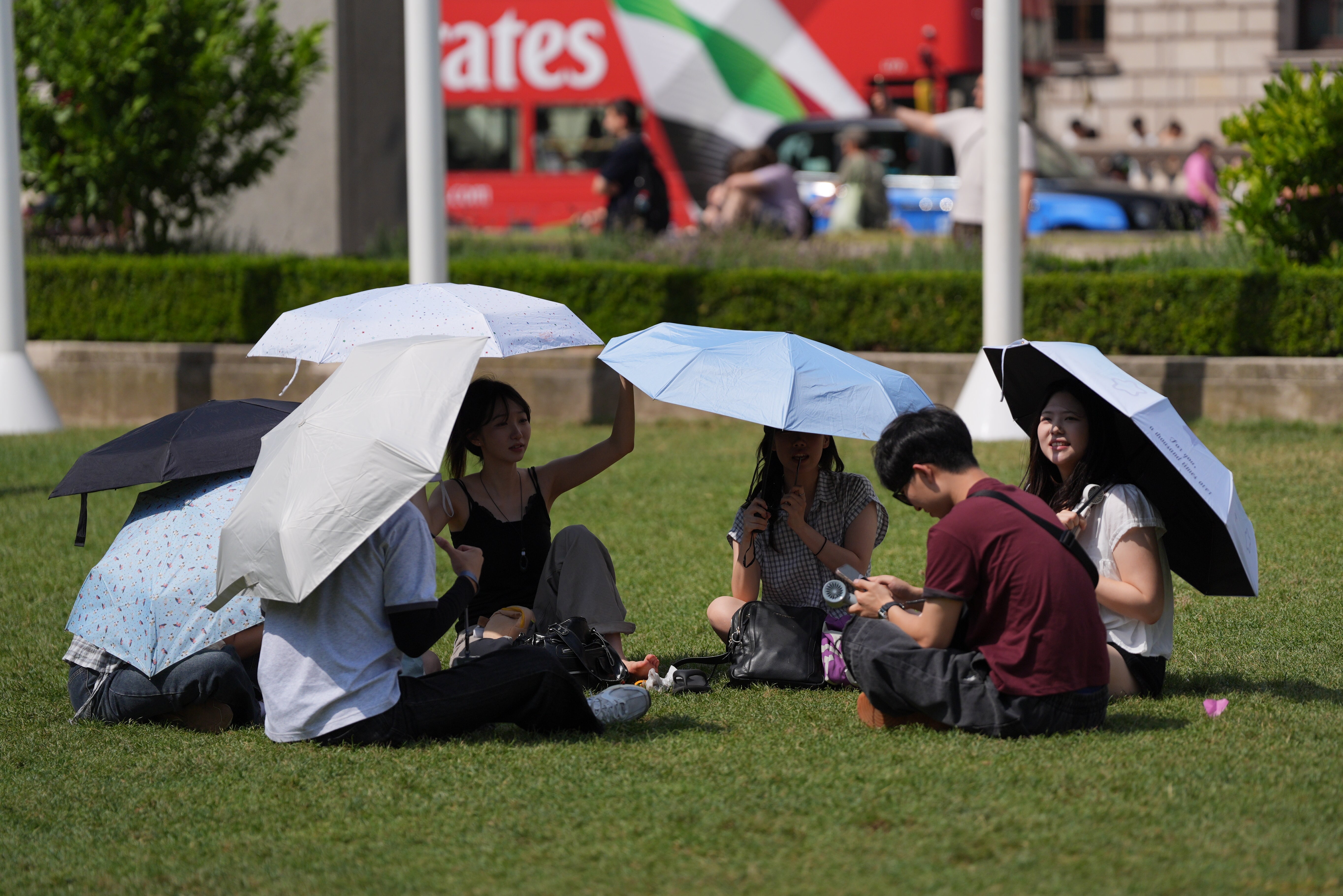 Hot weather has been impacting spending patterns for many European fashion firms (Yui Mok/PA)