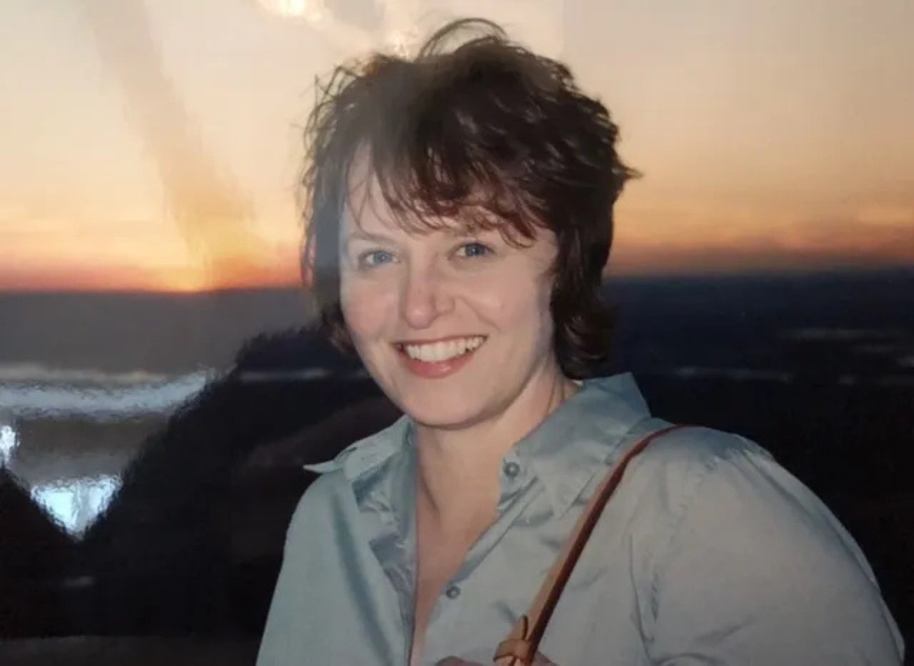 Janice Brooks, then 41, on the observation deck of 2 World Trade Center on Friday, September 7 2001 – four days before the 9/11 attacks.