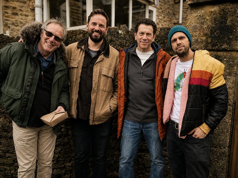 Left-right: Ronnie Johnson, Patrick Johnson, Neil Burton, Dylan Bond
