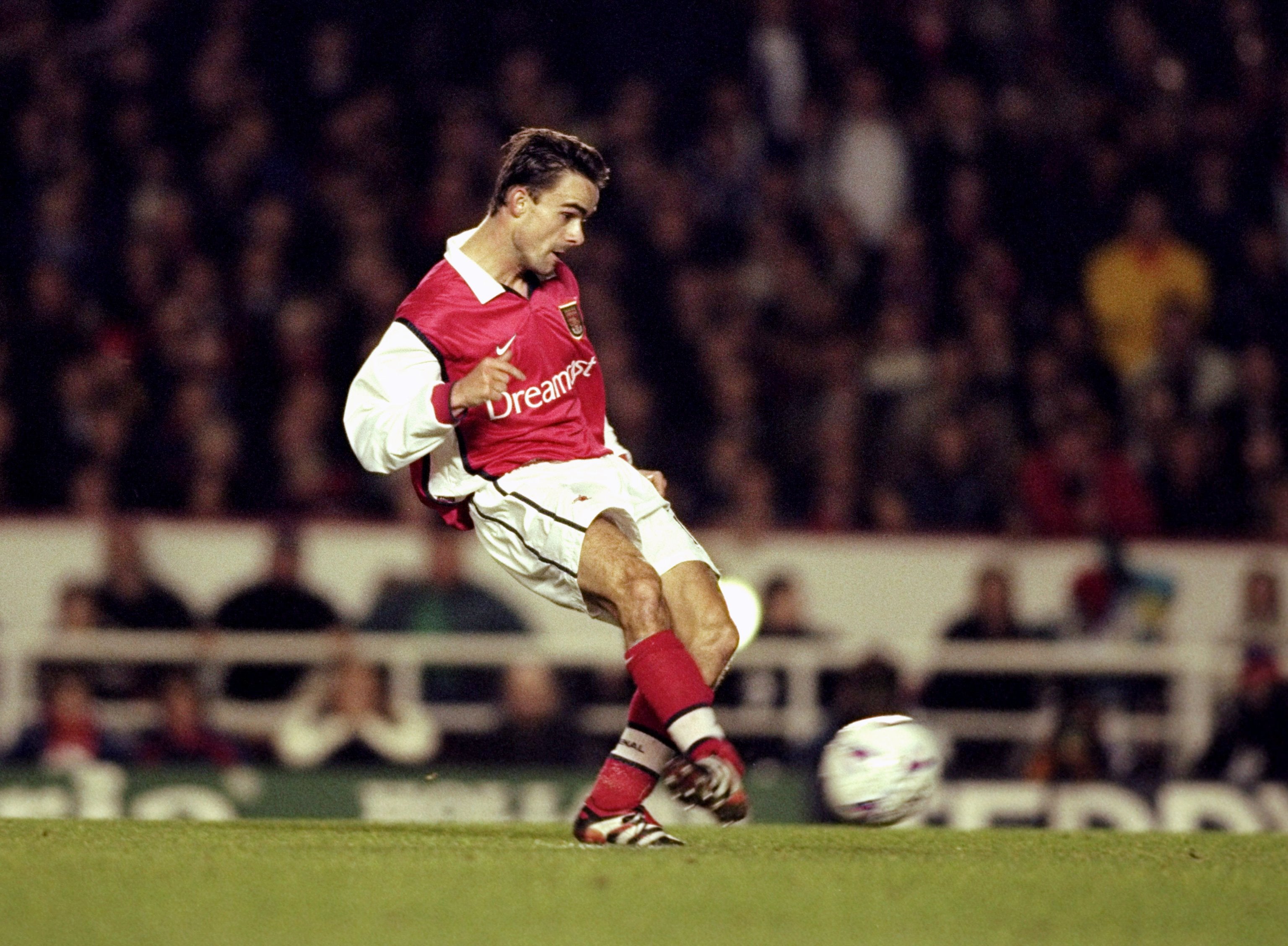 Overmars spent three years at Arsenal between 1997 and 2000