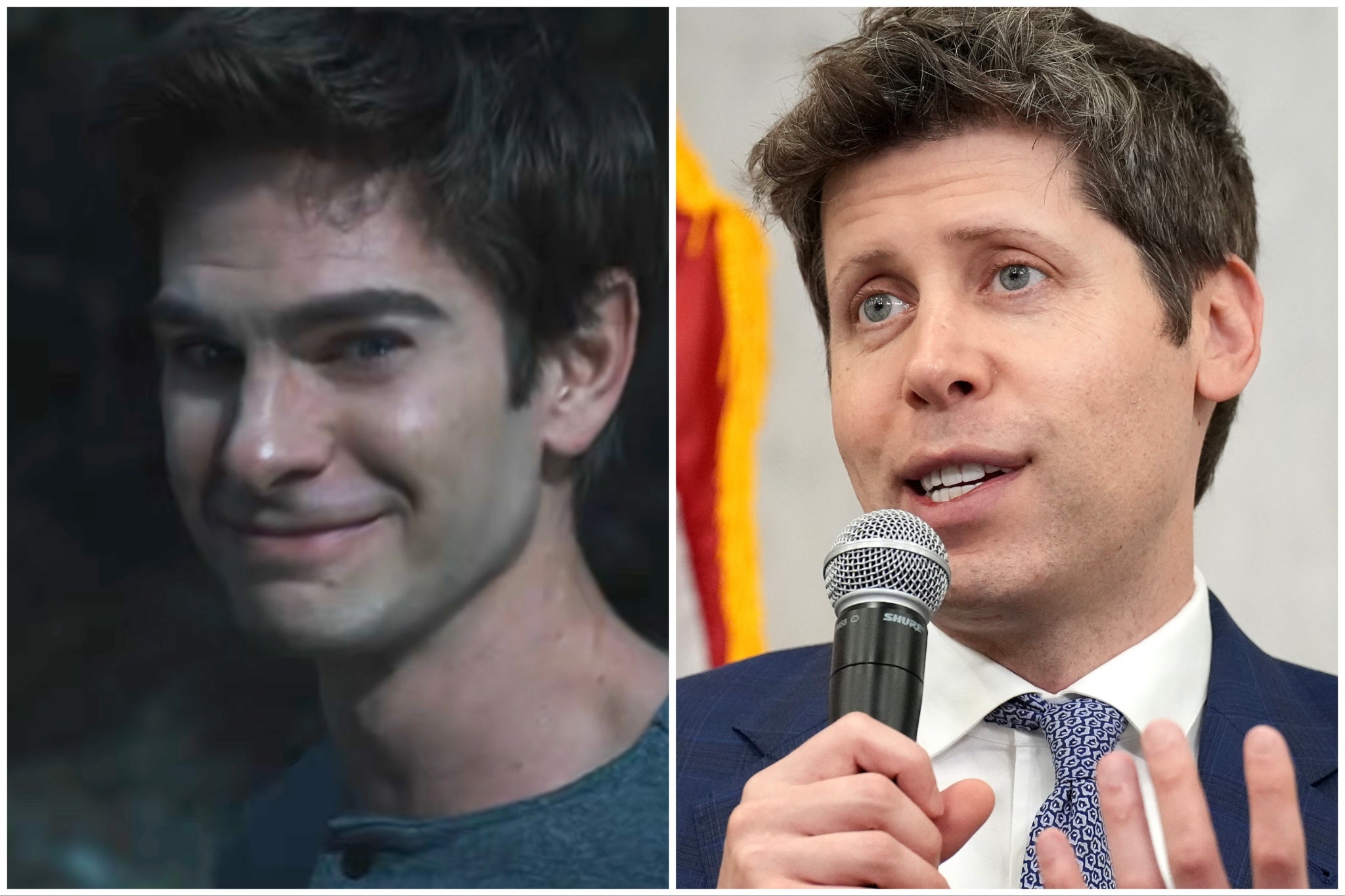 Andrew Garfield is unrecognisable as OpenAI CEO Sam Altman in first footage from controversial new film